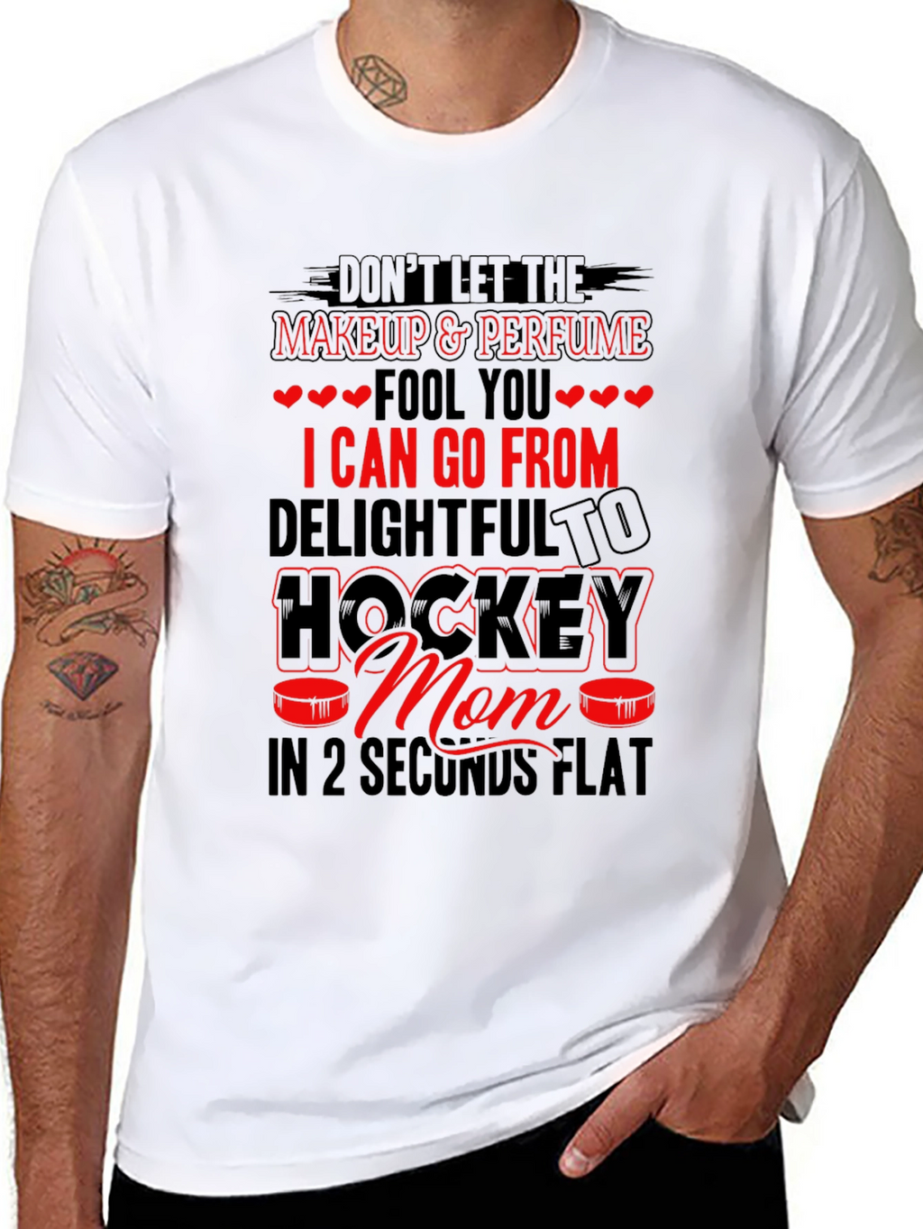 Hockey Mom Graphic T-Shirt