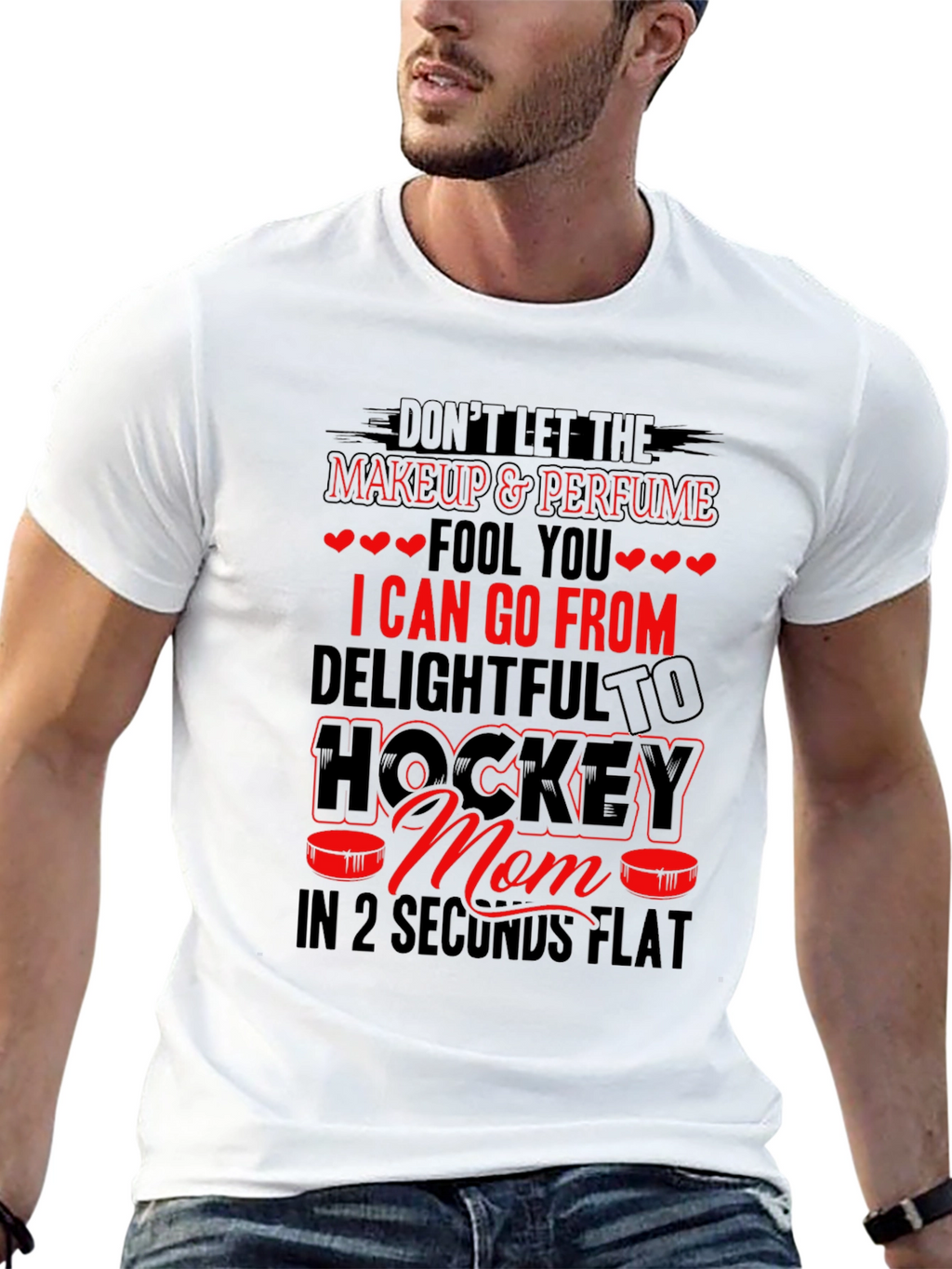 Hockey Mom Graphic T-Shirt