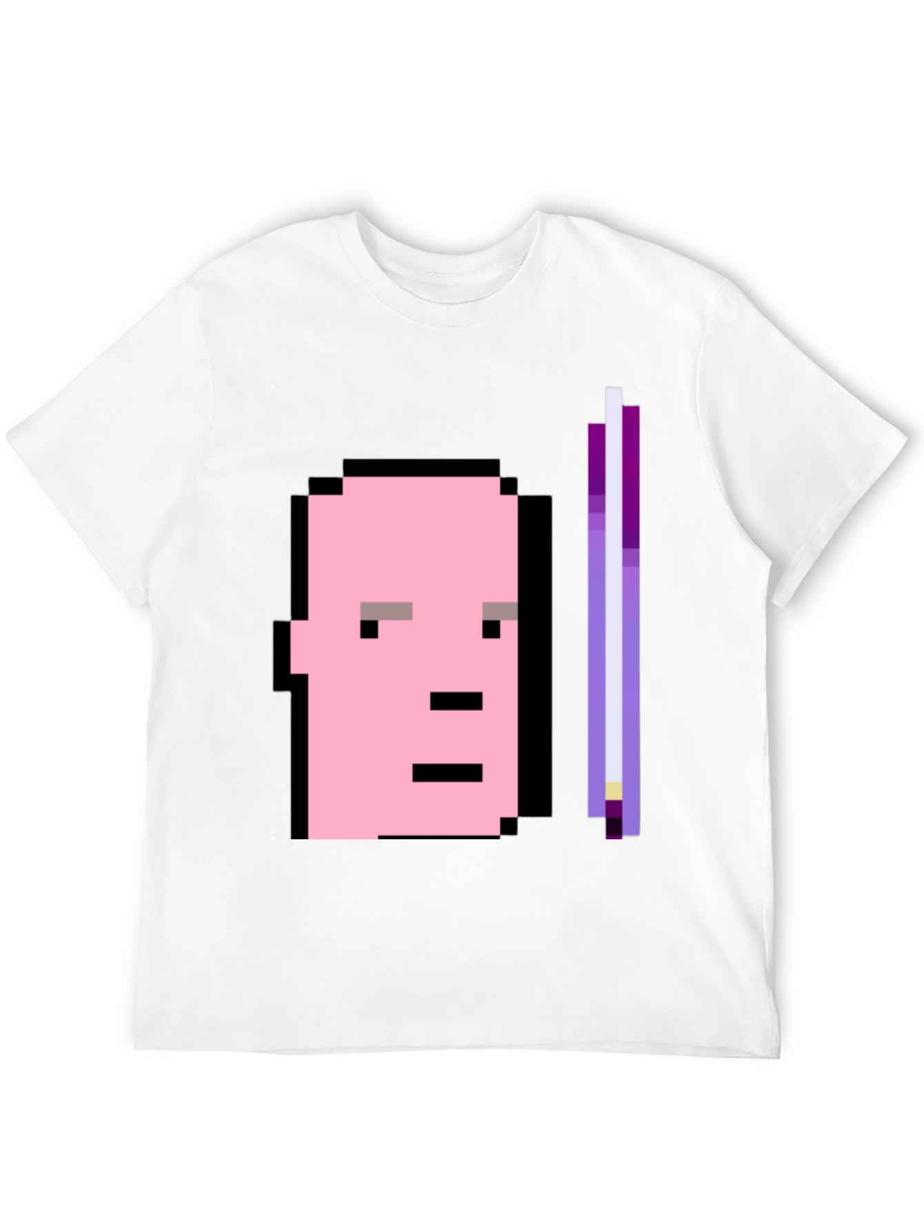 Pixel Art Graphic Tee - Retro Style Black T-Shirt
