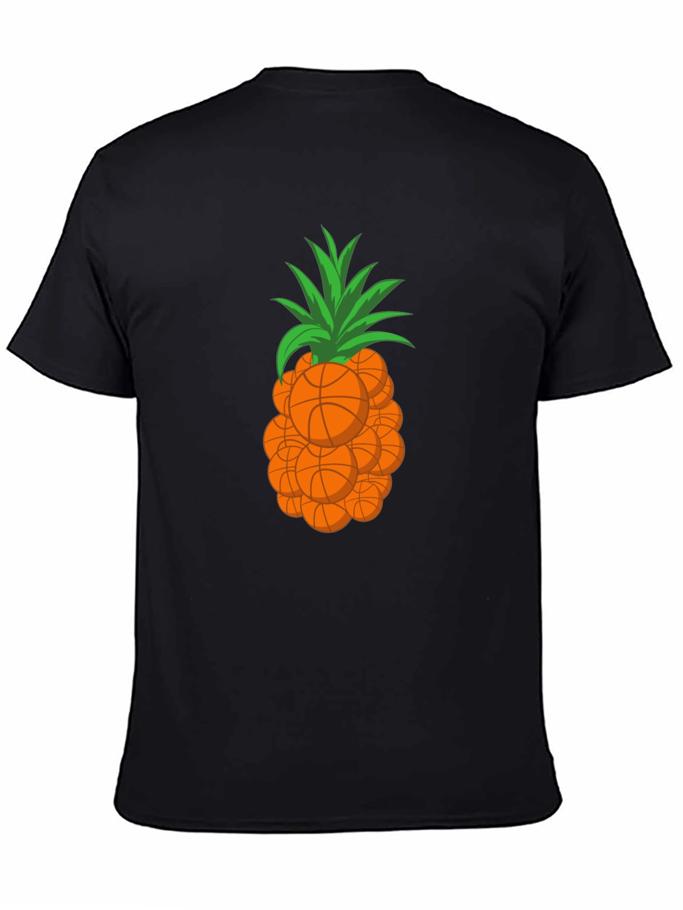 Basketball Pineapple Graphic T-Shirt
