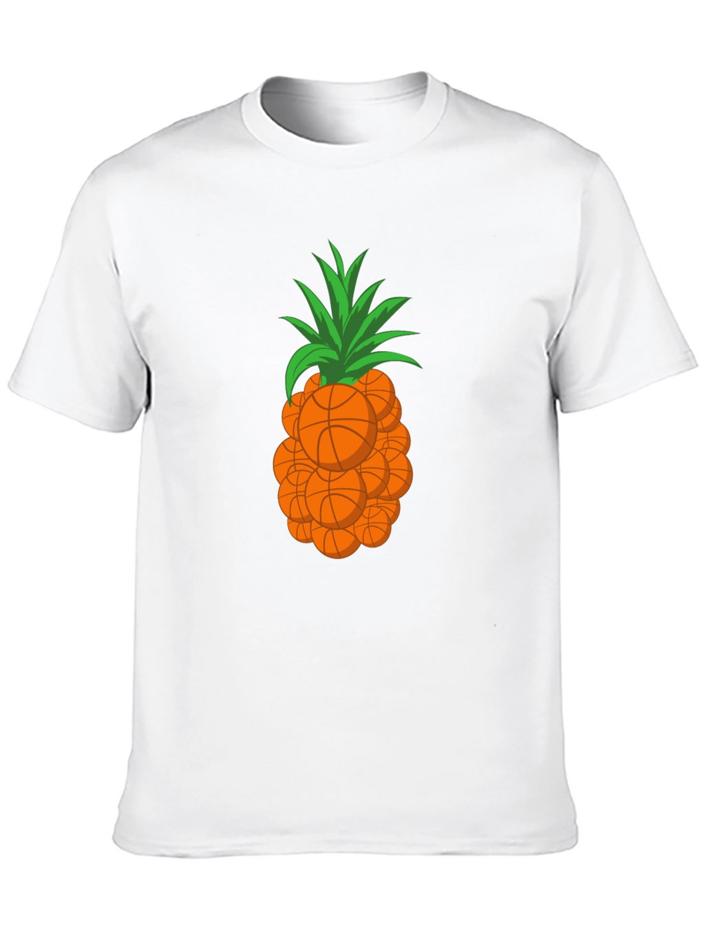 Basketball Pineapple Graphic T-Shirt
