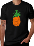 Basketball Pineapple Graphic T-Shirt