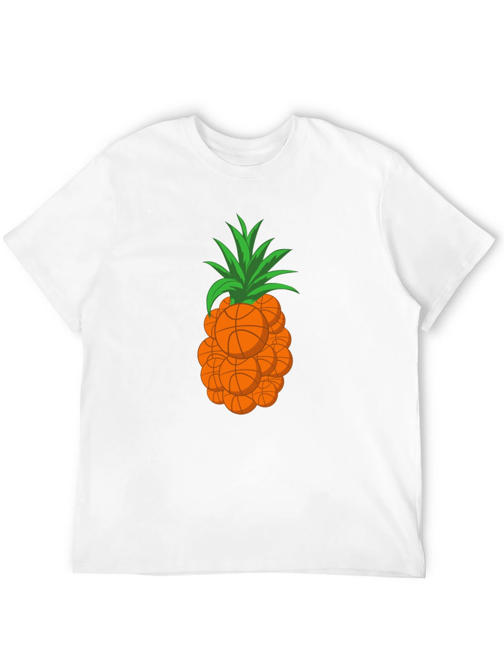 Basketball Pineapple Graphic T-Shirt