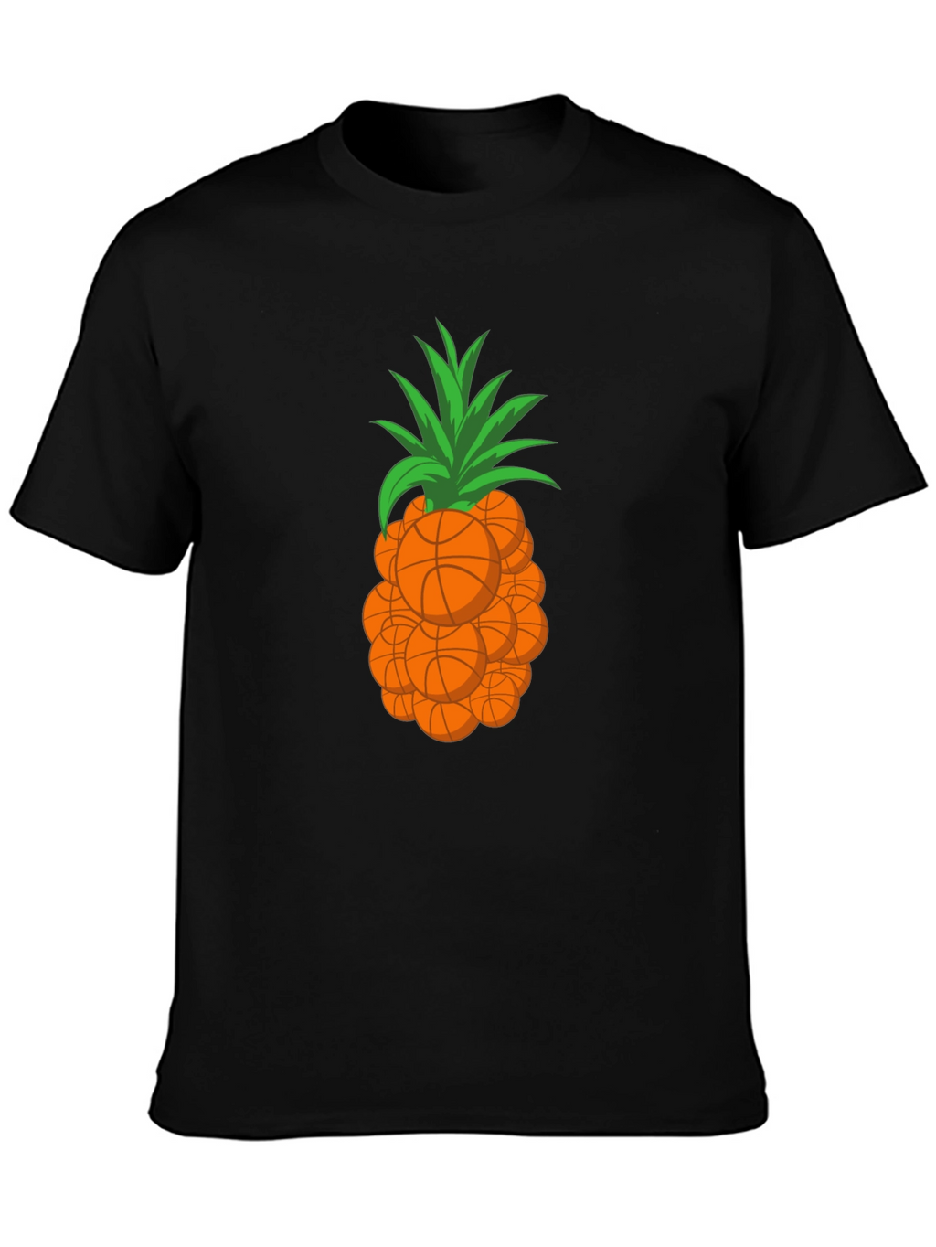 Basketball Pineapple Graphic T-Shirt