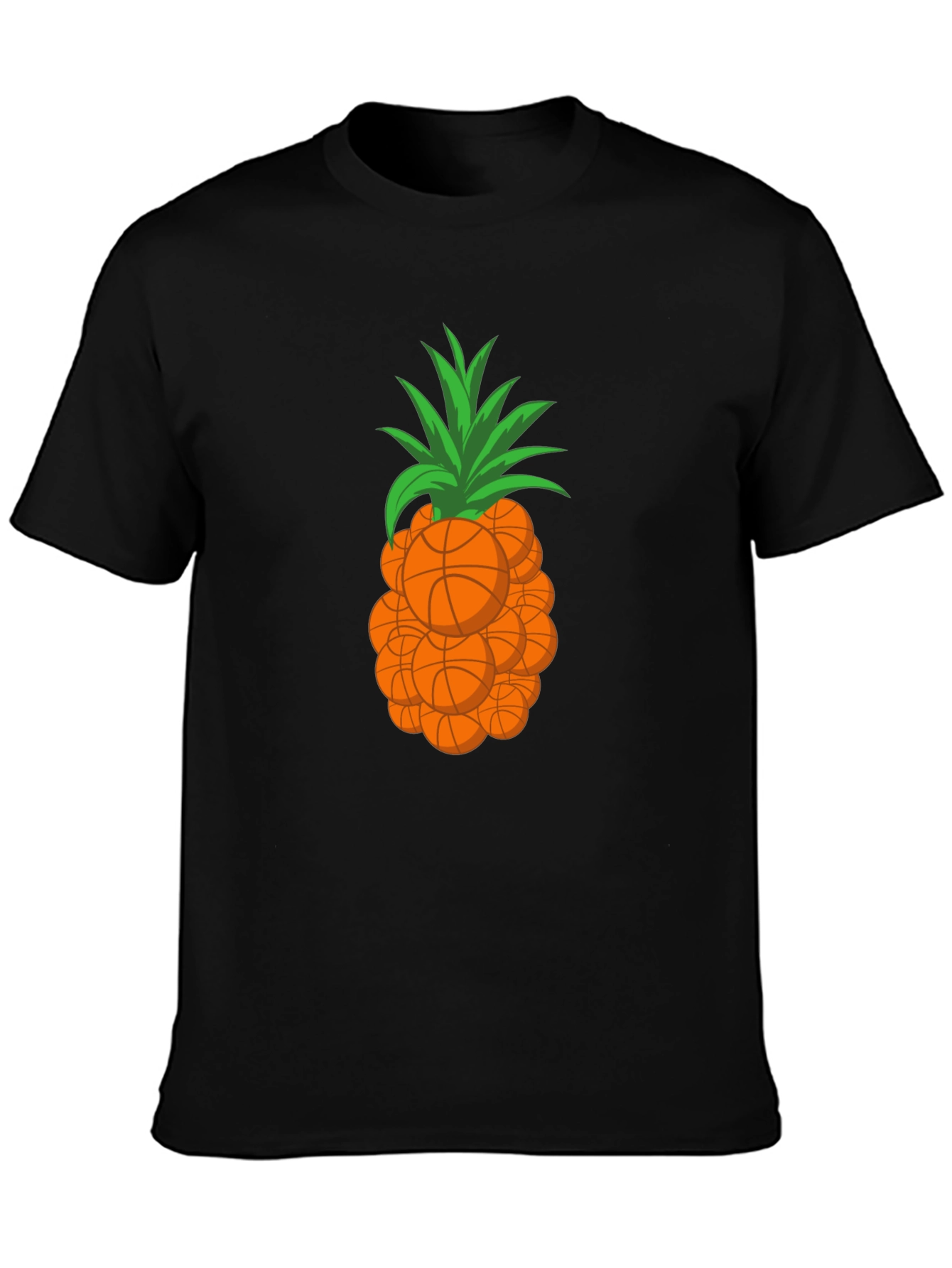 Basketball Pineapple Graphic T-Shirt