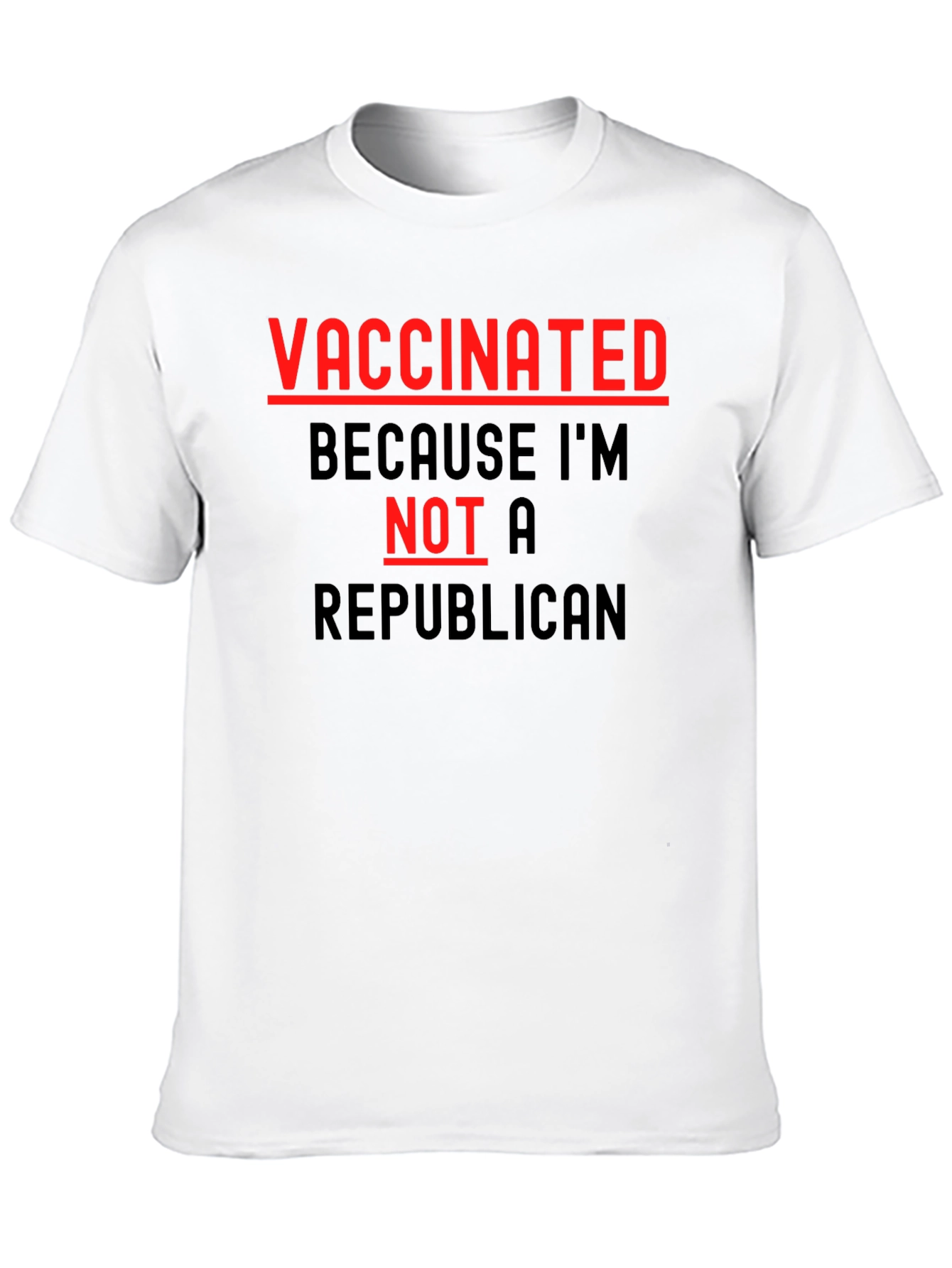 Vaccinated Not a Republican T-Shirt