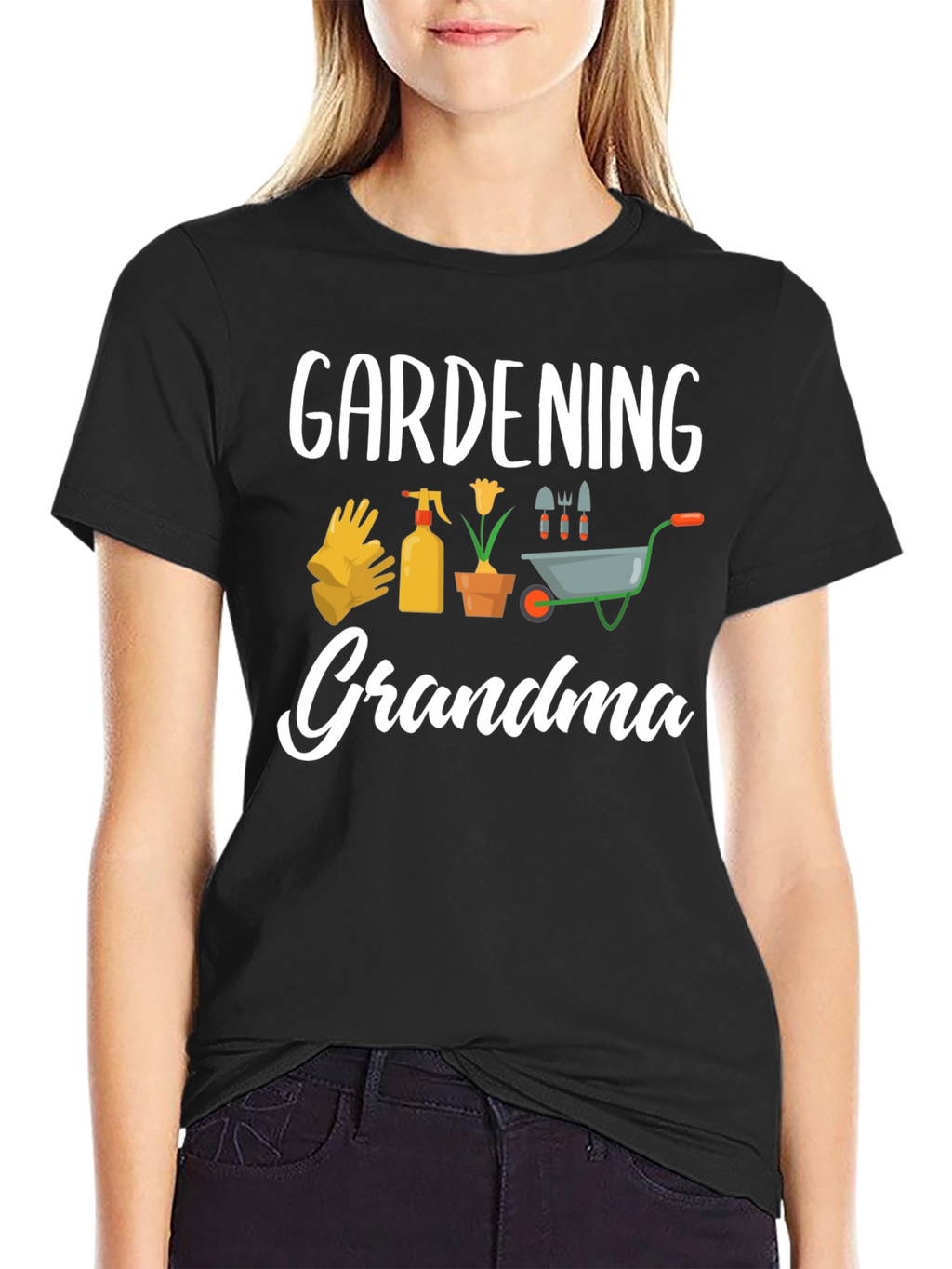 Gardening Grandma Graphic T-Shirt - Gardener Gift