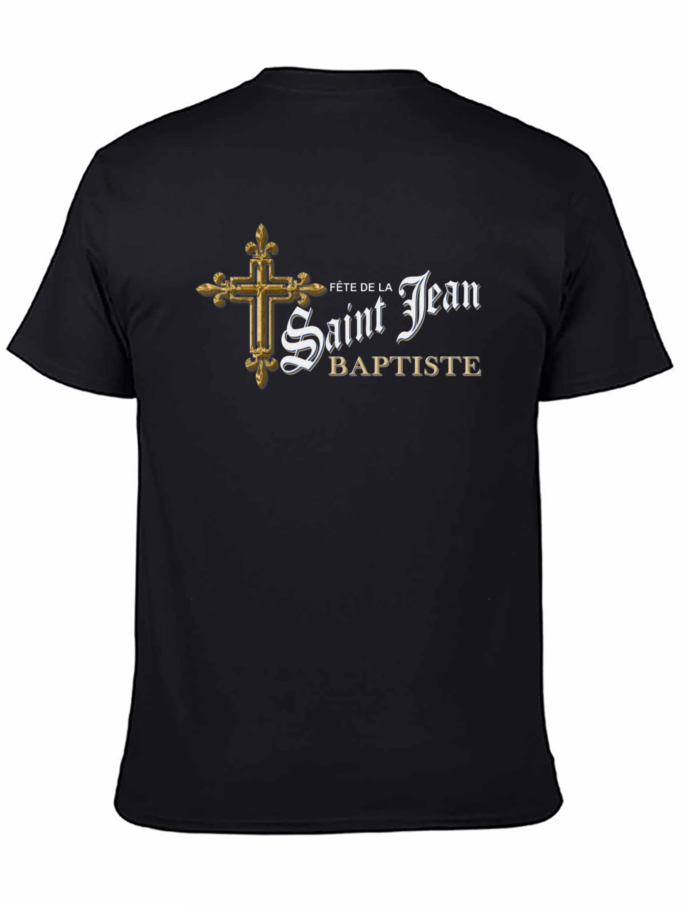 Fête de la Saint Jean Baptiste Black T-Shirt