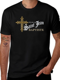 Fête de la Saint Jean Baptiste Black T-Shirt