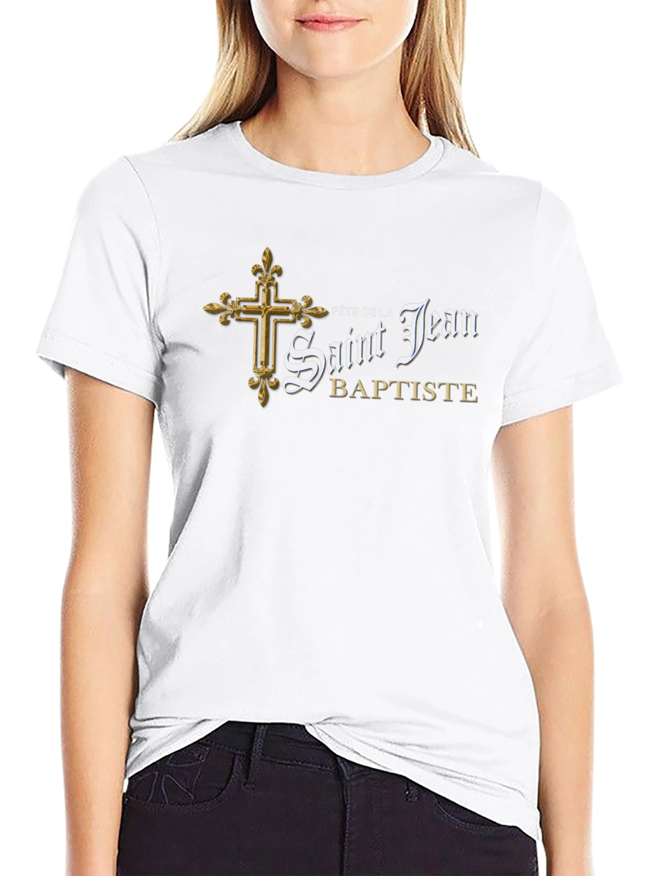 Fête de la Saint Jean Baptiste Black T-Shirt