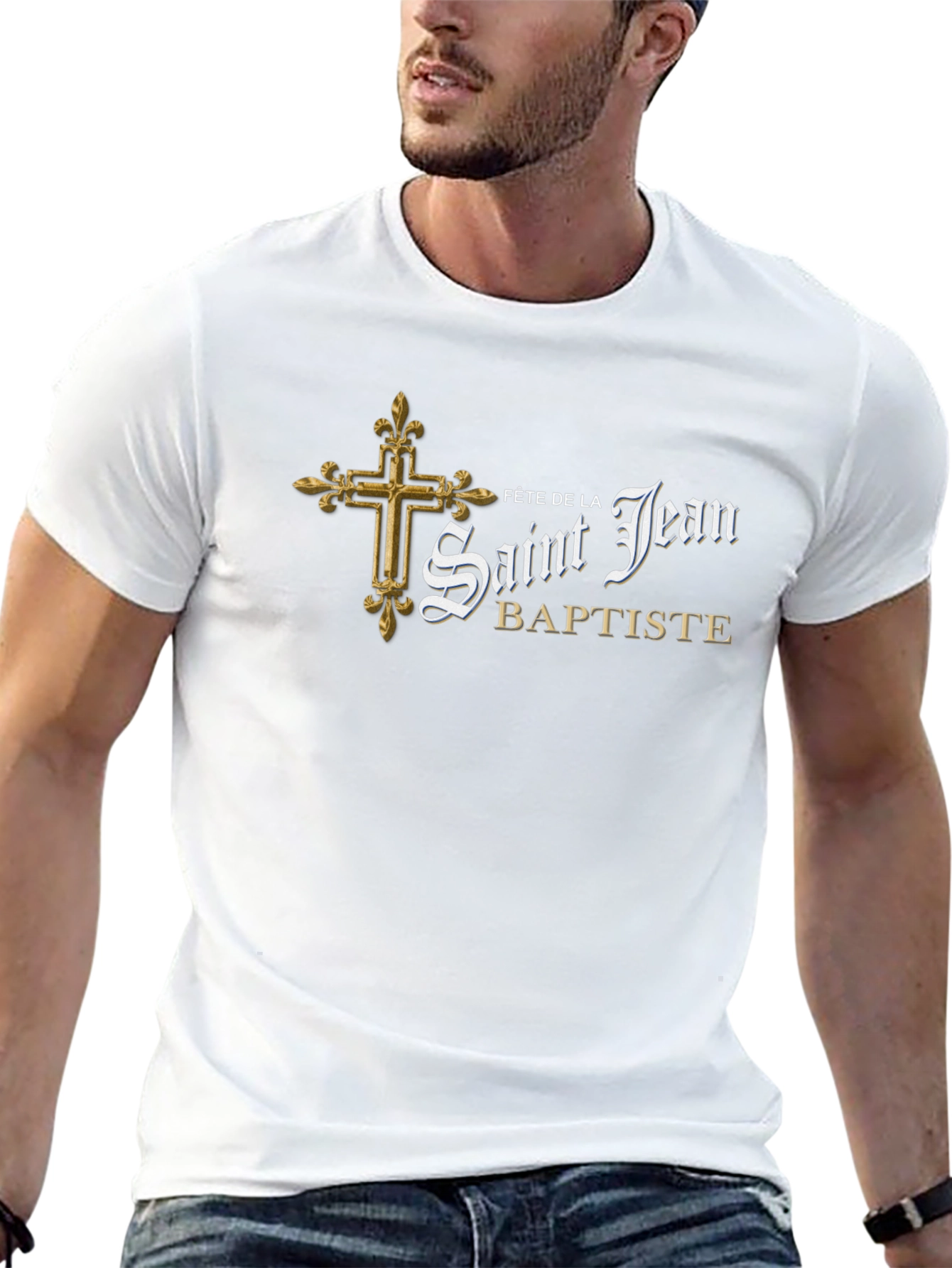 Fête de la Saint Jean Baptiste Black T-Shirt