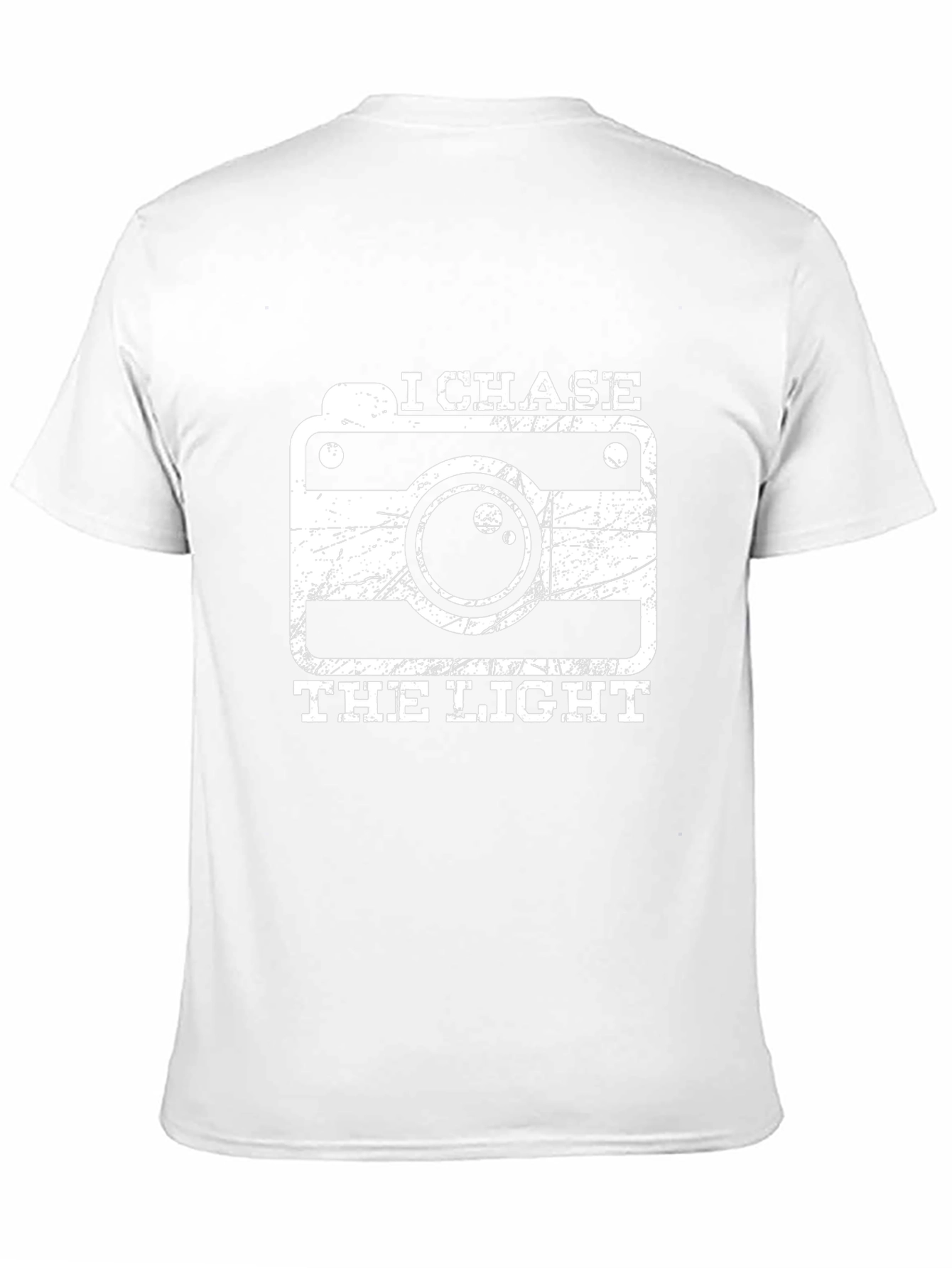 I Chase The Light Photographer T-Shirt - Black