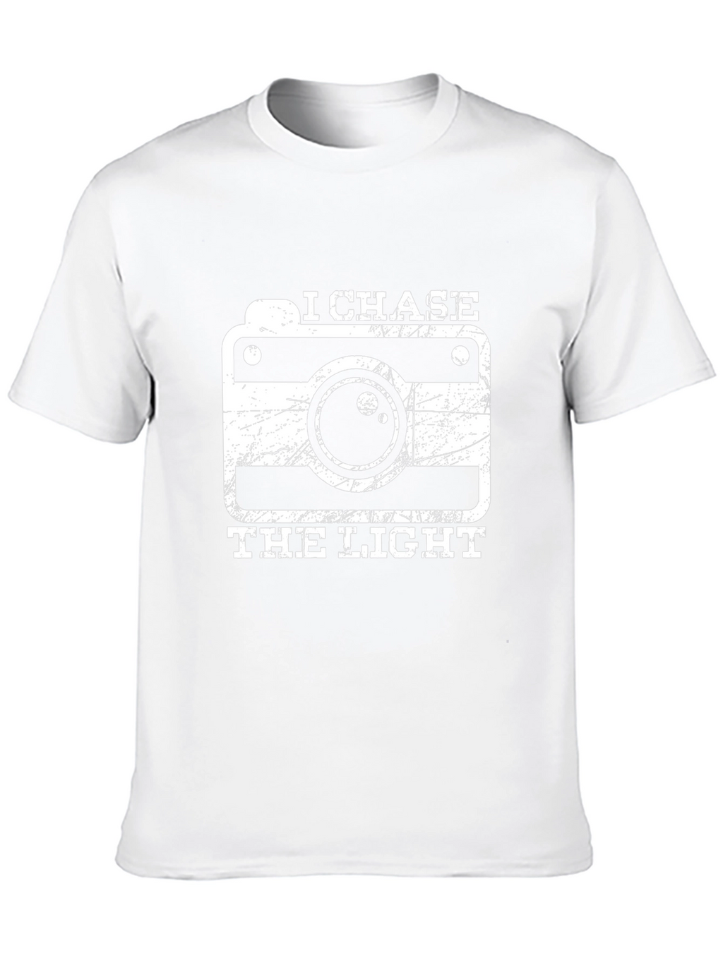 I Chase The Light Photographer T-Shirt - Black