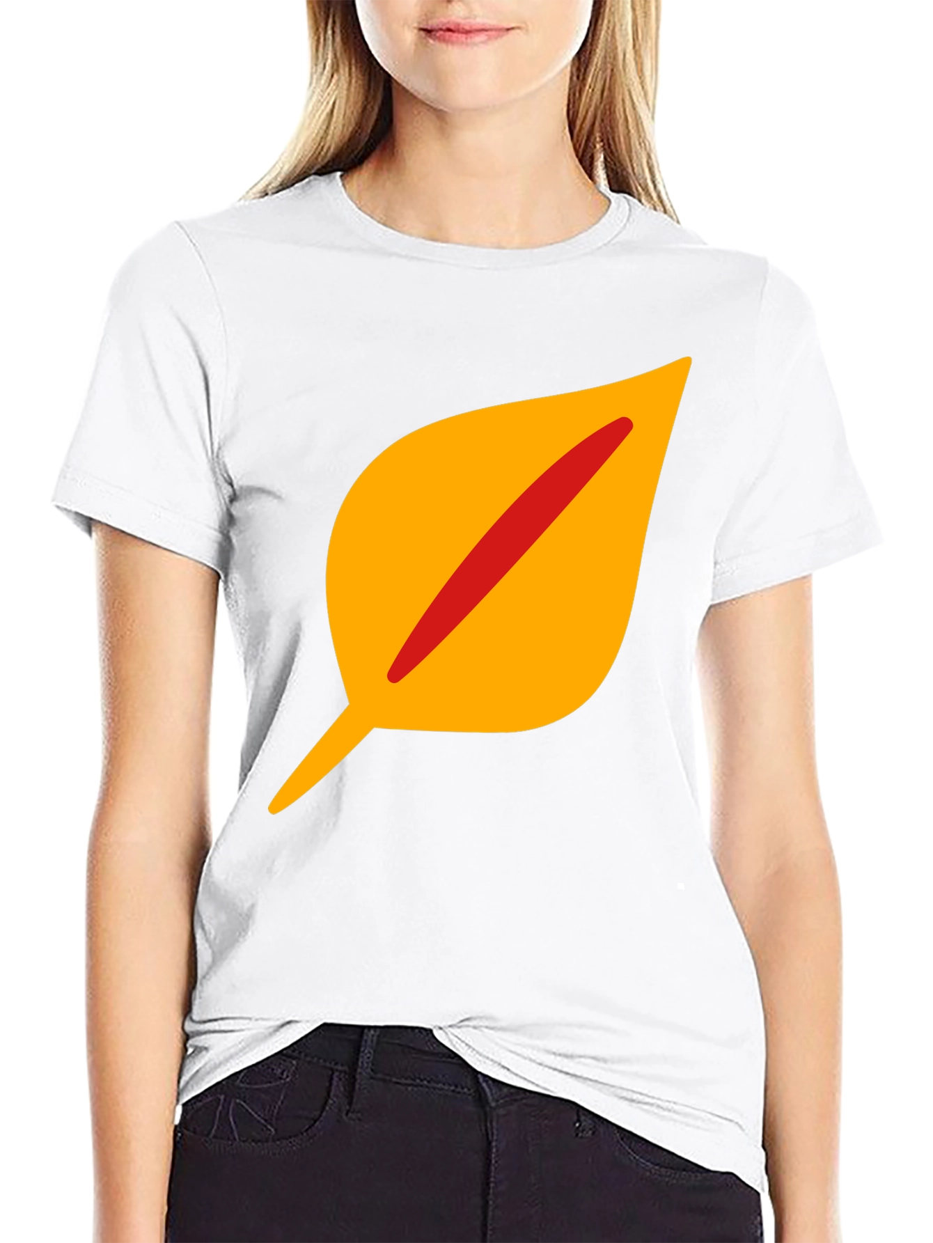 Leaf Graphic Tee - Stylish Black Cotton T-Shirt