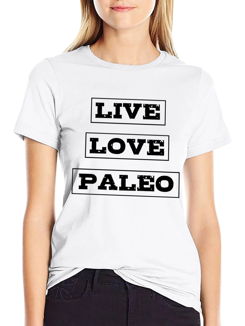 Live Love Paleo Black T-Shirt