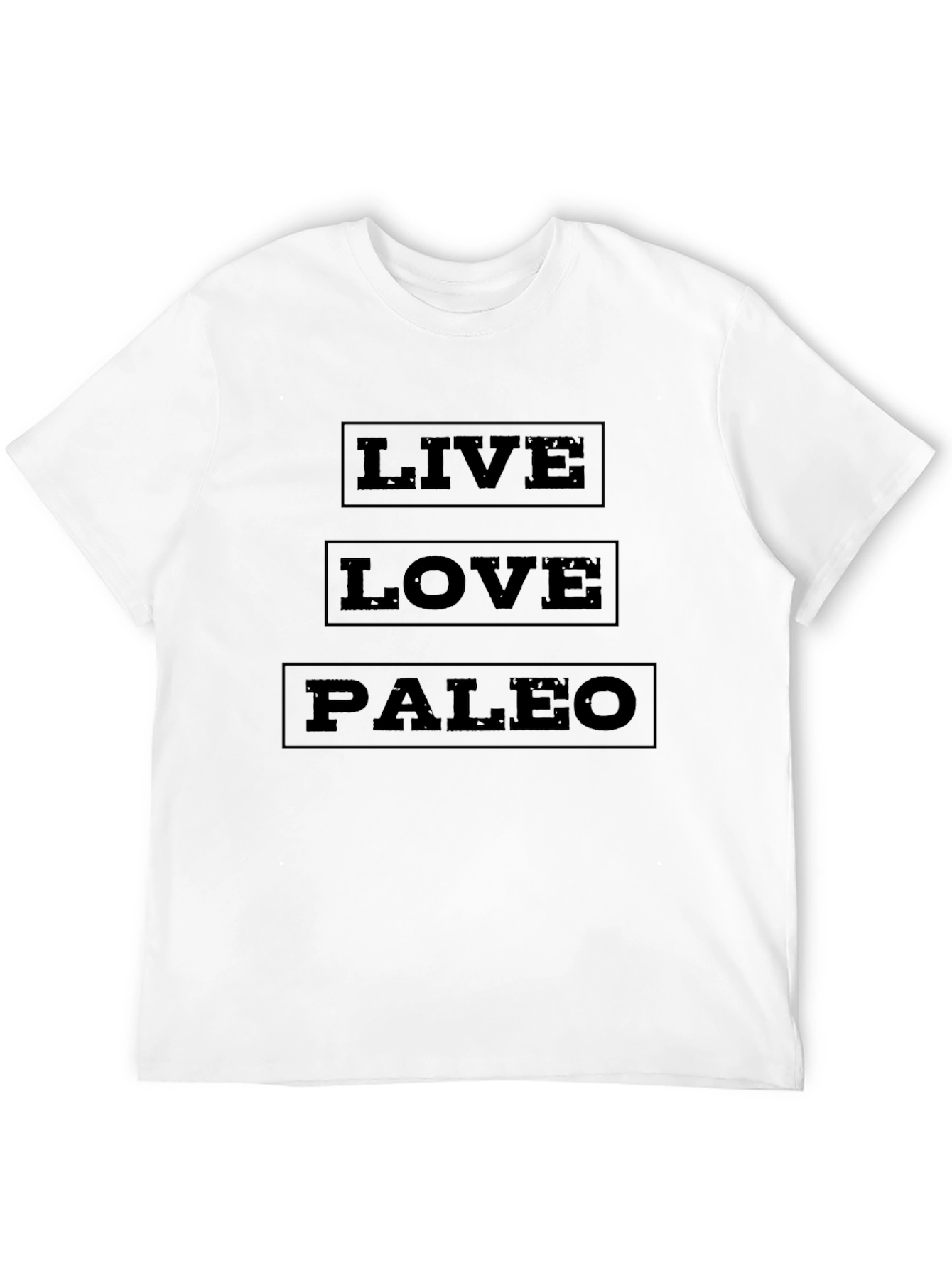 Live Love Paleo Black T-Shirt