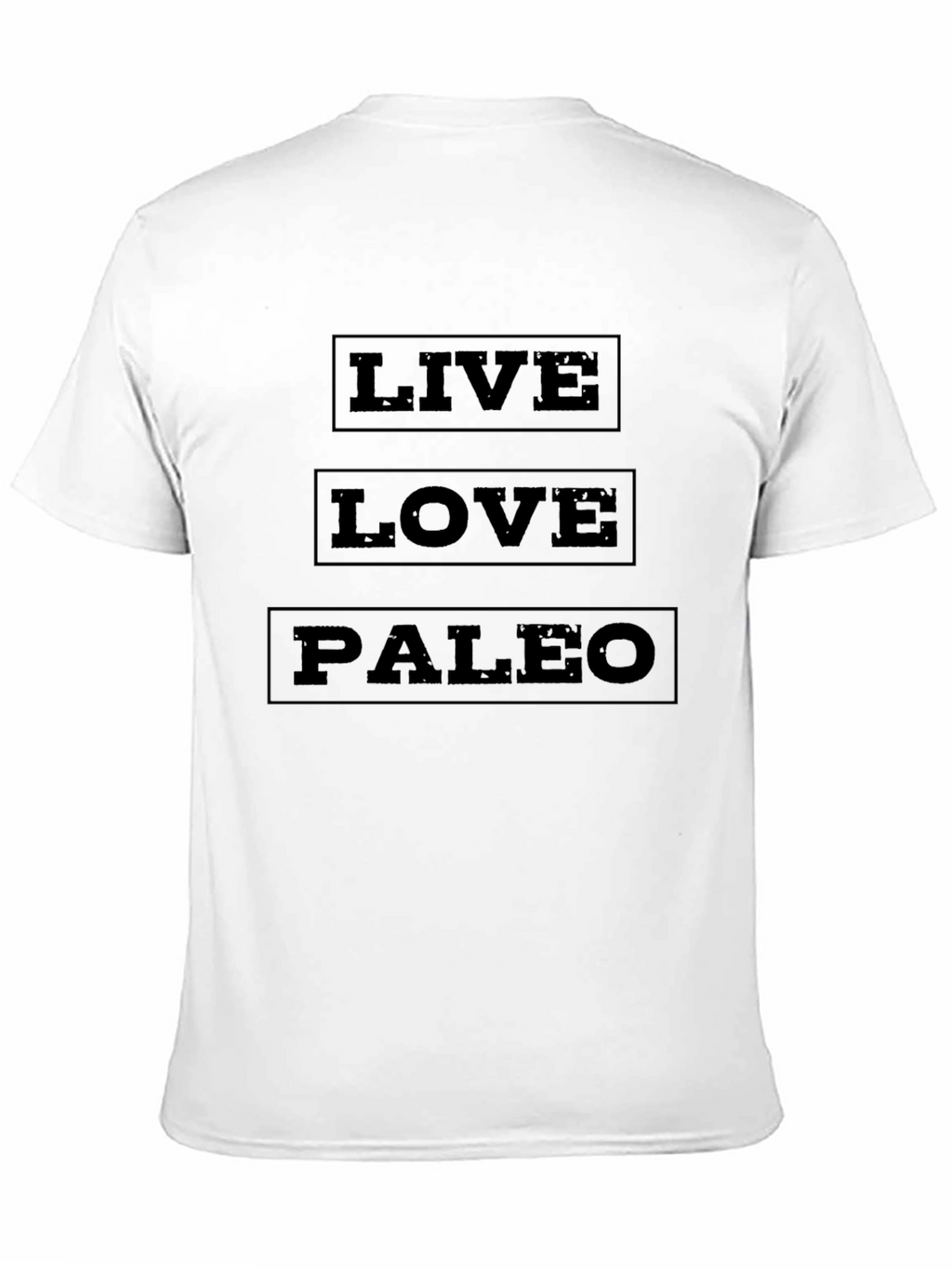 Live Love Paleo Black T-Shirt