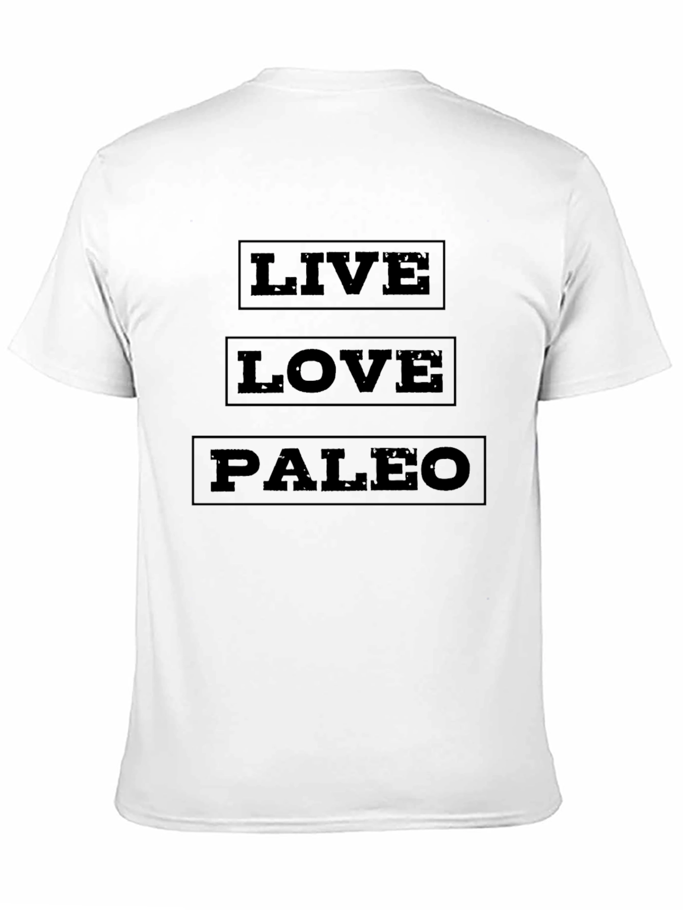 Live Love Paleo Black T-Shirt