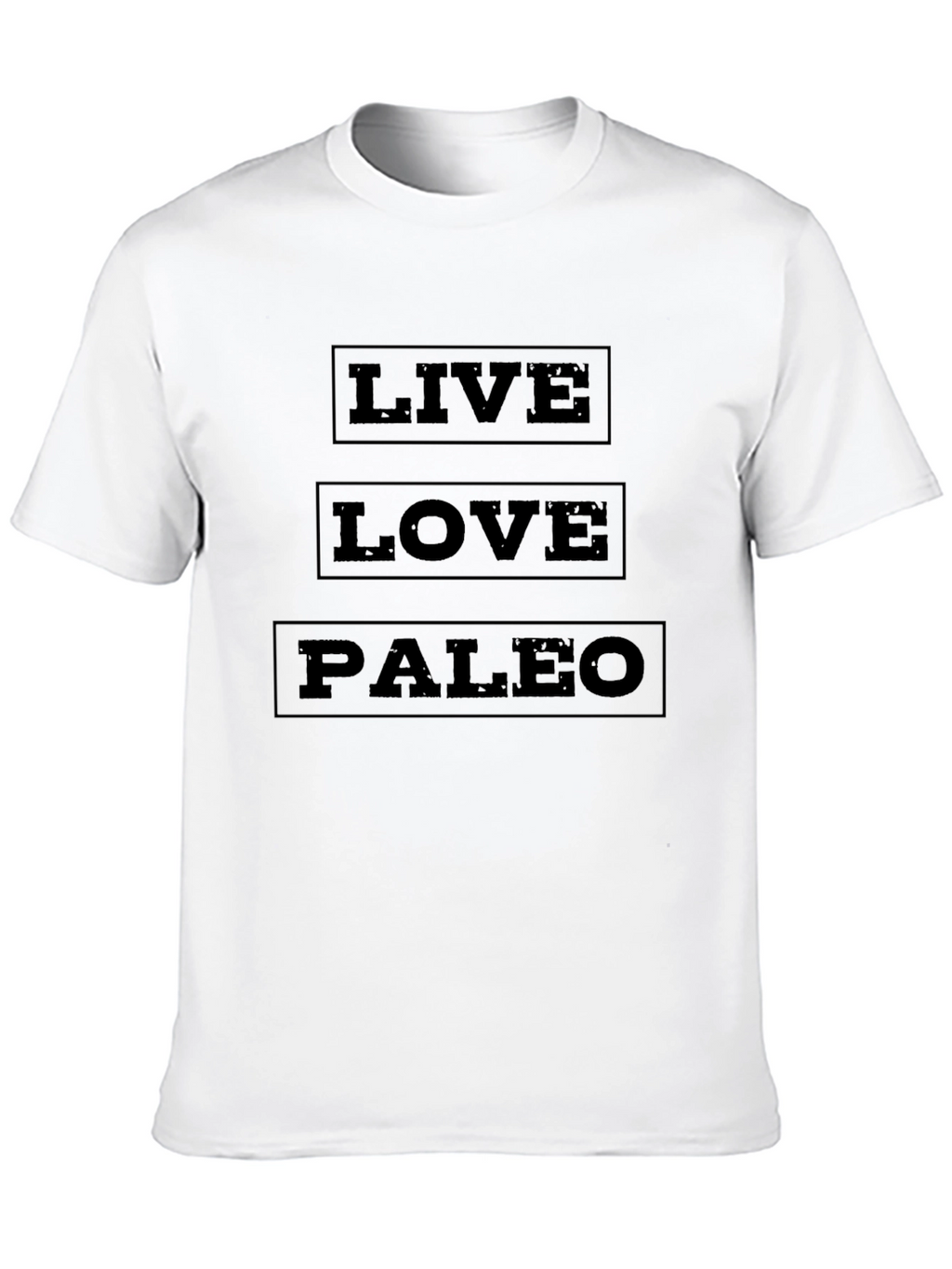 Live Love Paleo Black T-Shirt