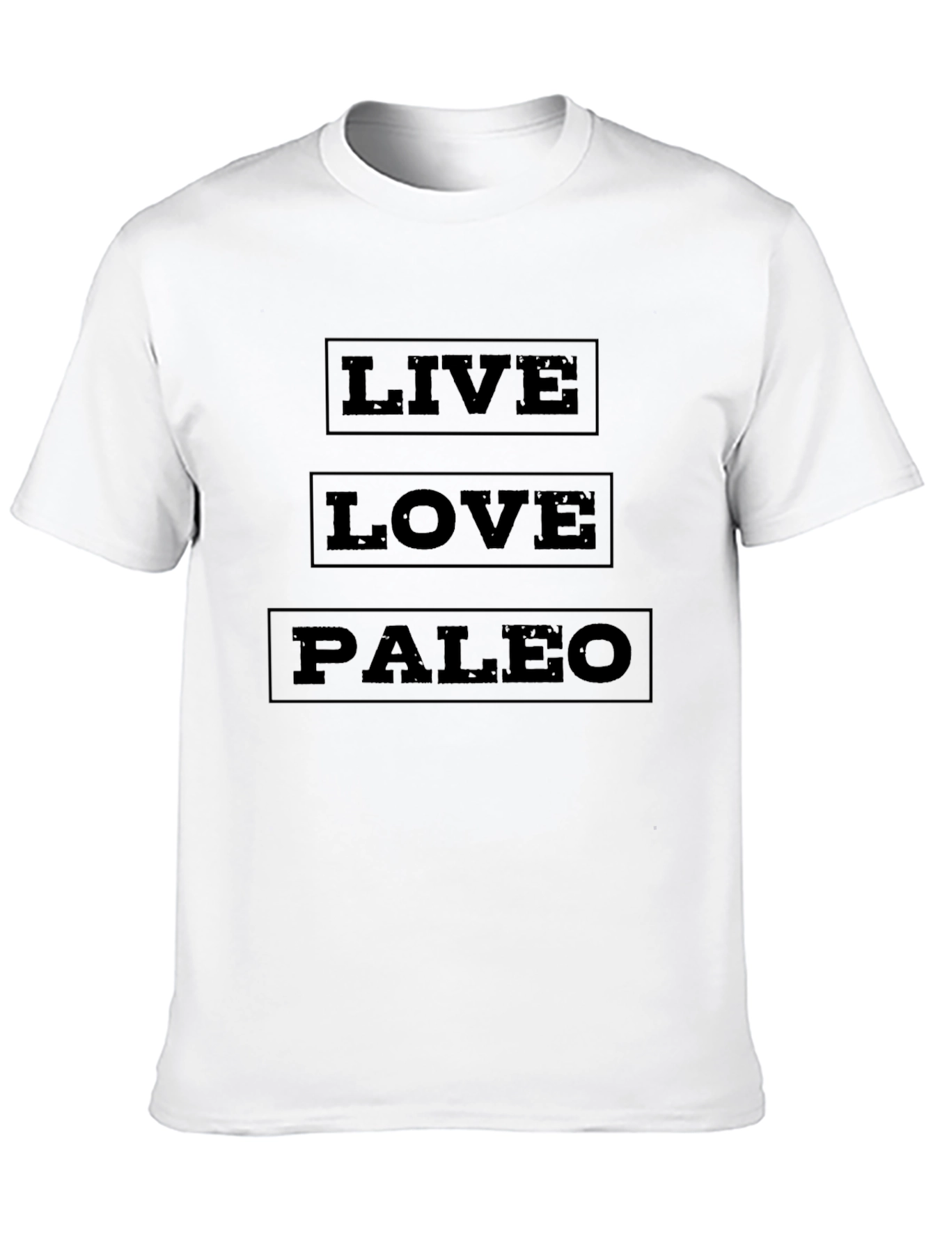 Live Love Paleo Black T-Shirt