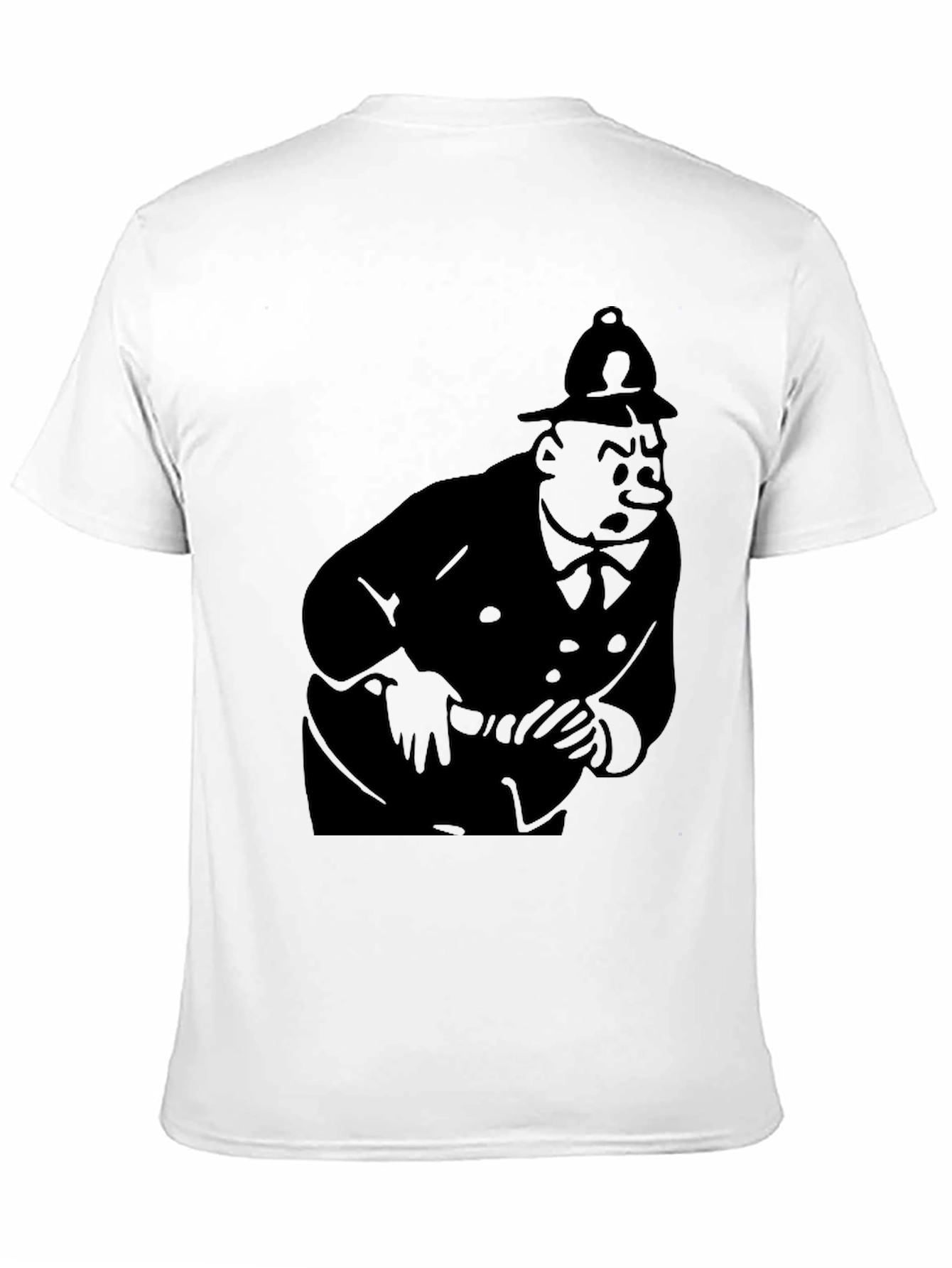 Black Tintin Thompson T-Shirt
