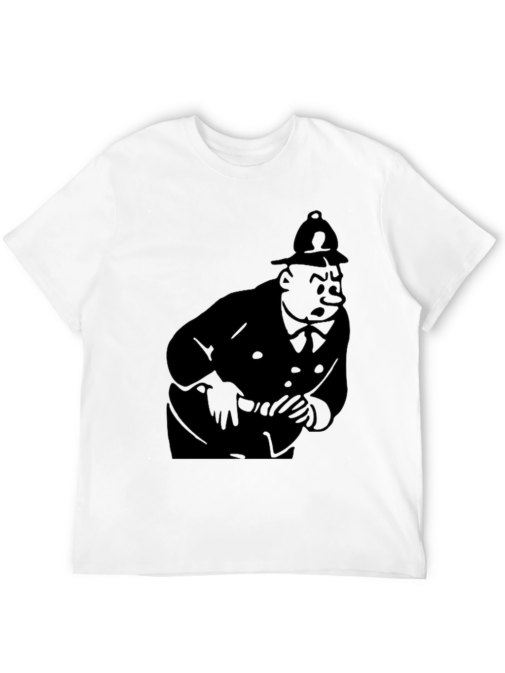 Black Tintin Thompson T-Shirt