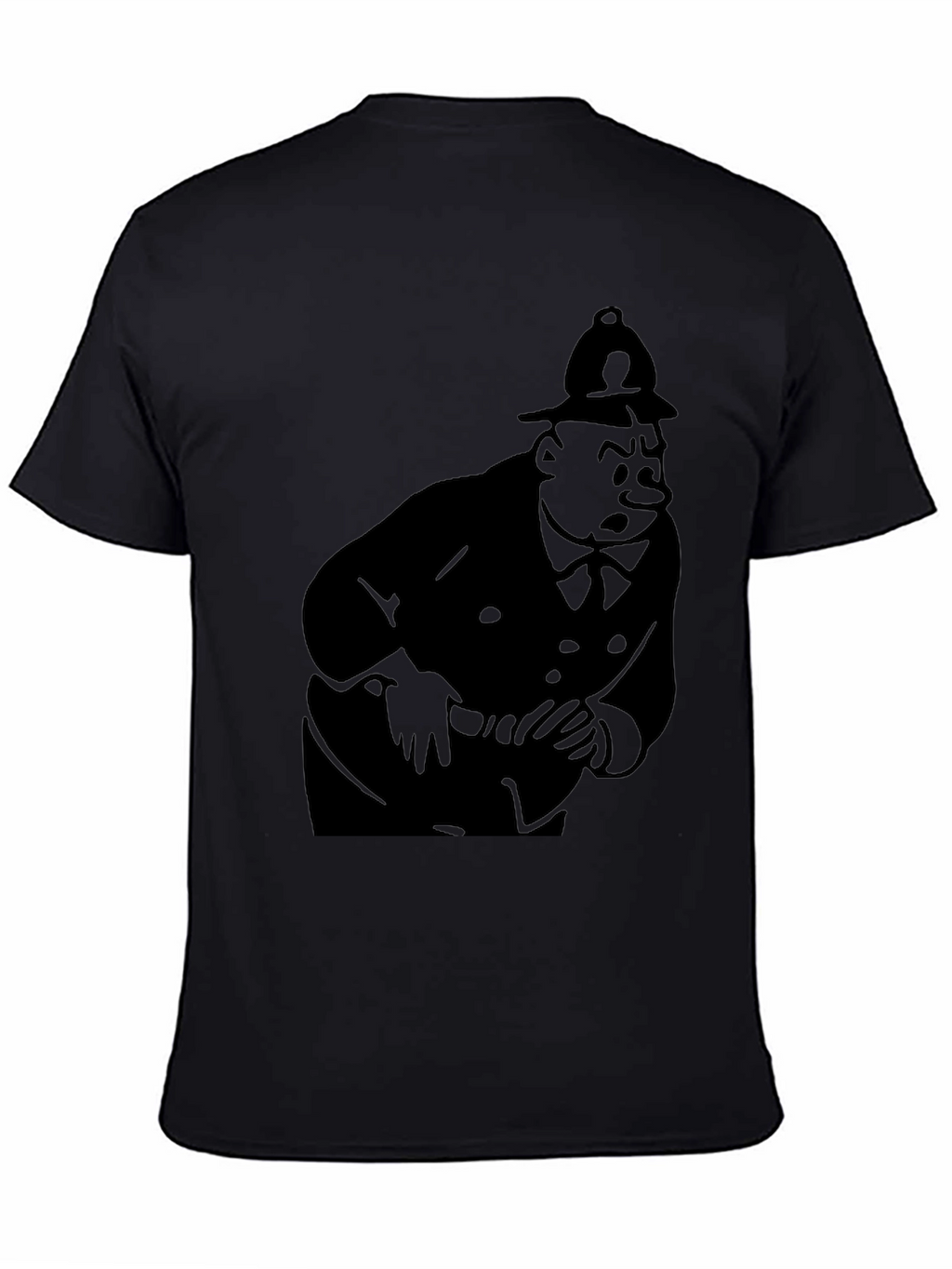 Black Tintin Thompson T-Shirt