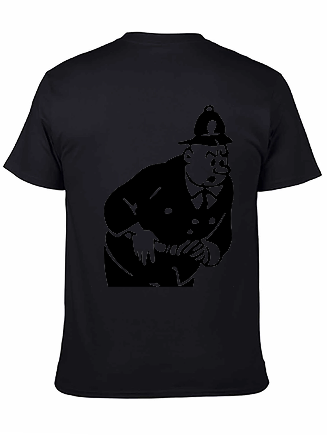 Black Tintin Thompson T-Shirt