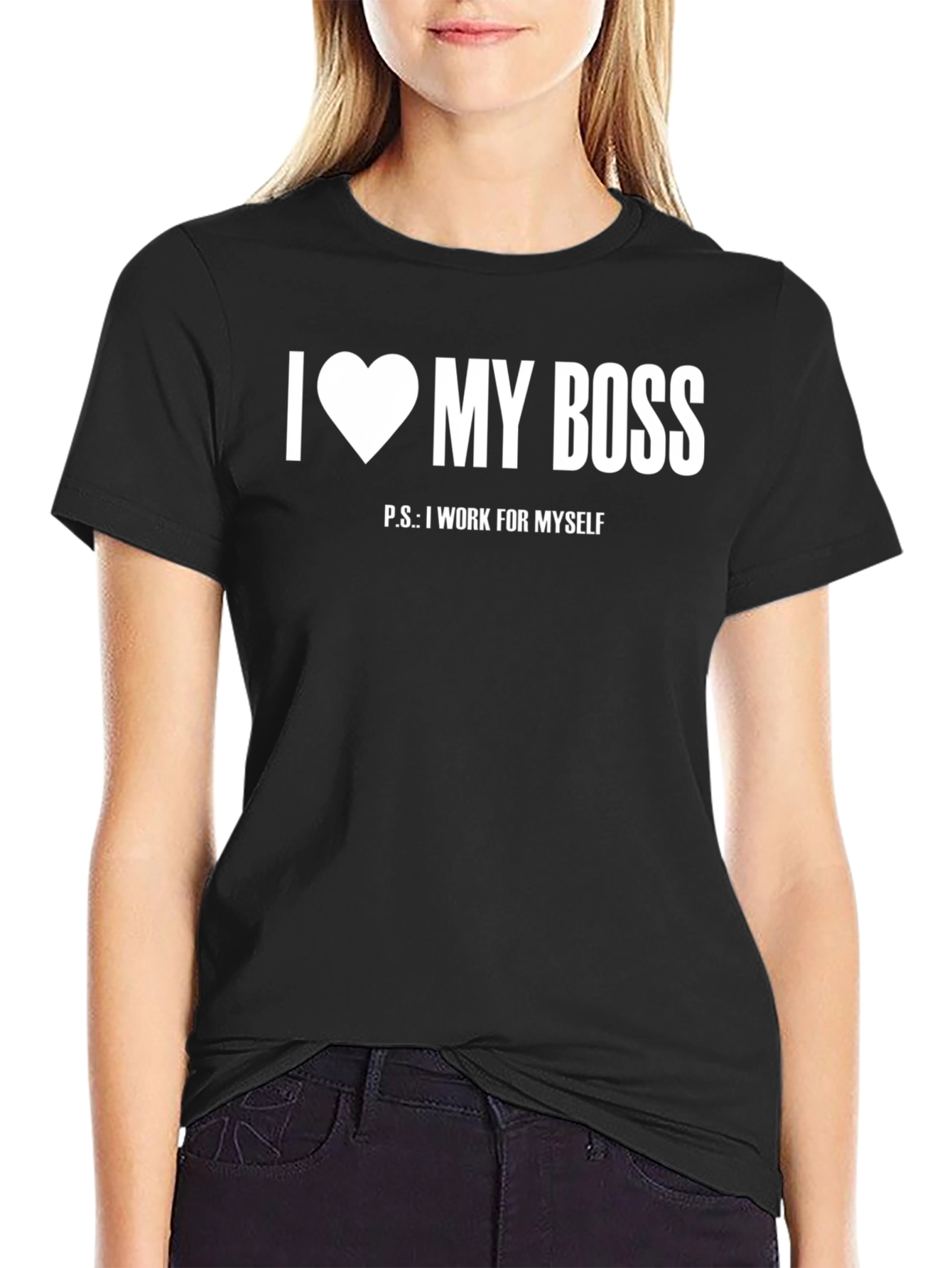 I Heart My Boss Funny T-Shirt