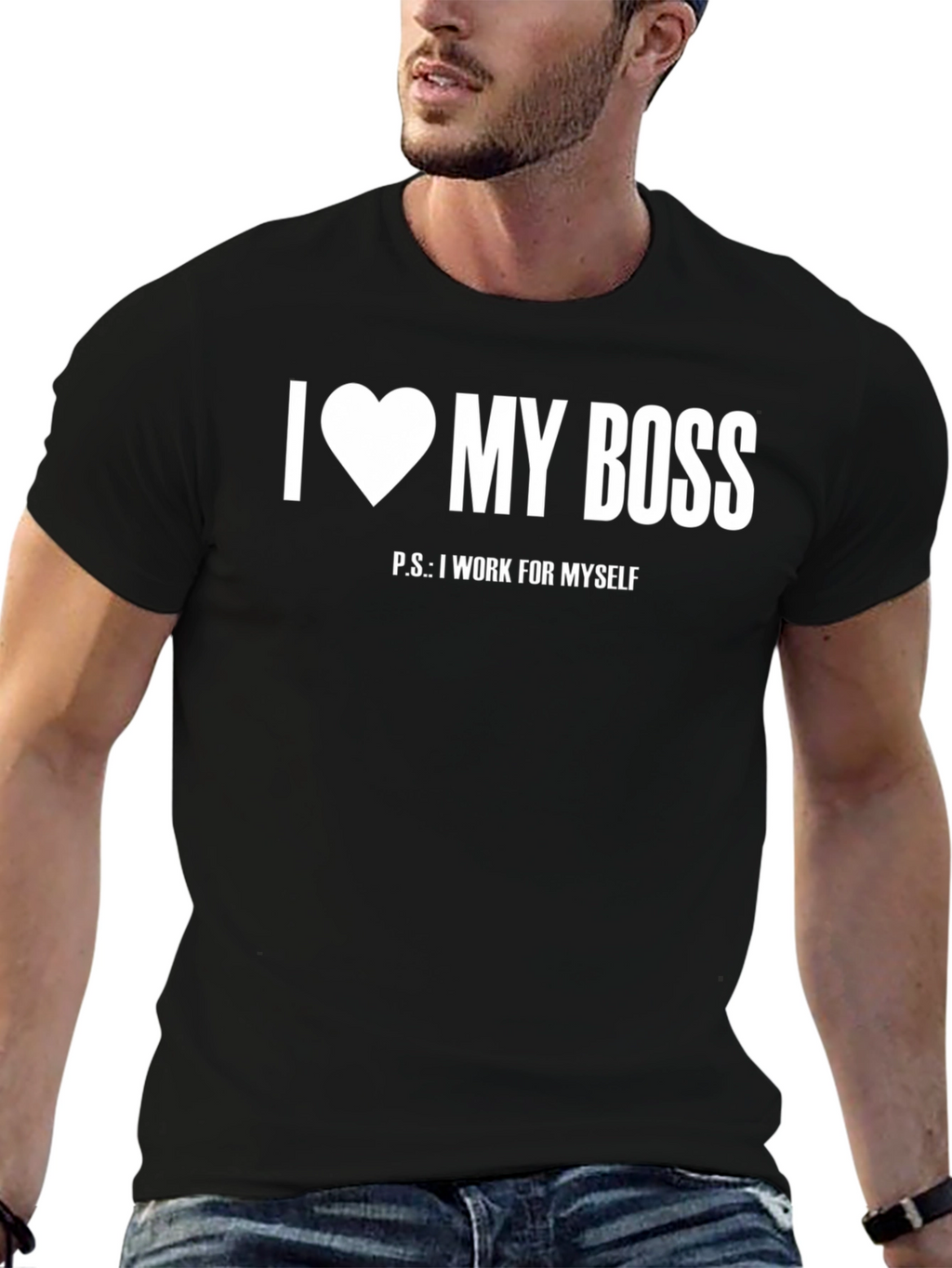 I Heart My Boss Funny T-Shirt