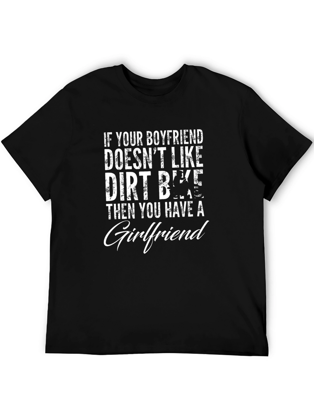 Dirt Bike Boyfriend Graphic T-Shirt