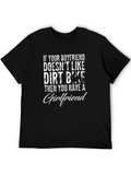 Dirt Bike Boyfriend Graphic T-Shirt