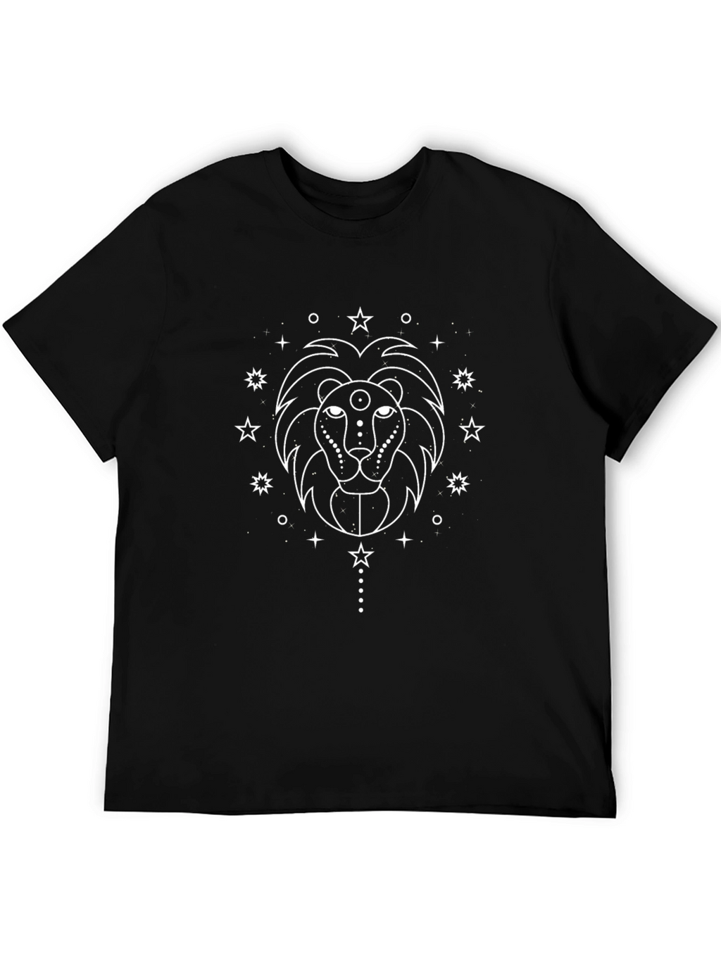 Lion Zodiac Graphic Tee - Stylish Astrology Shirt
