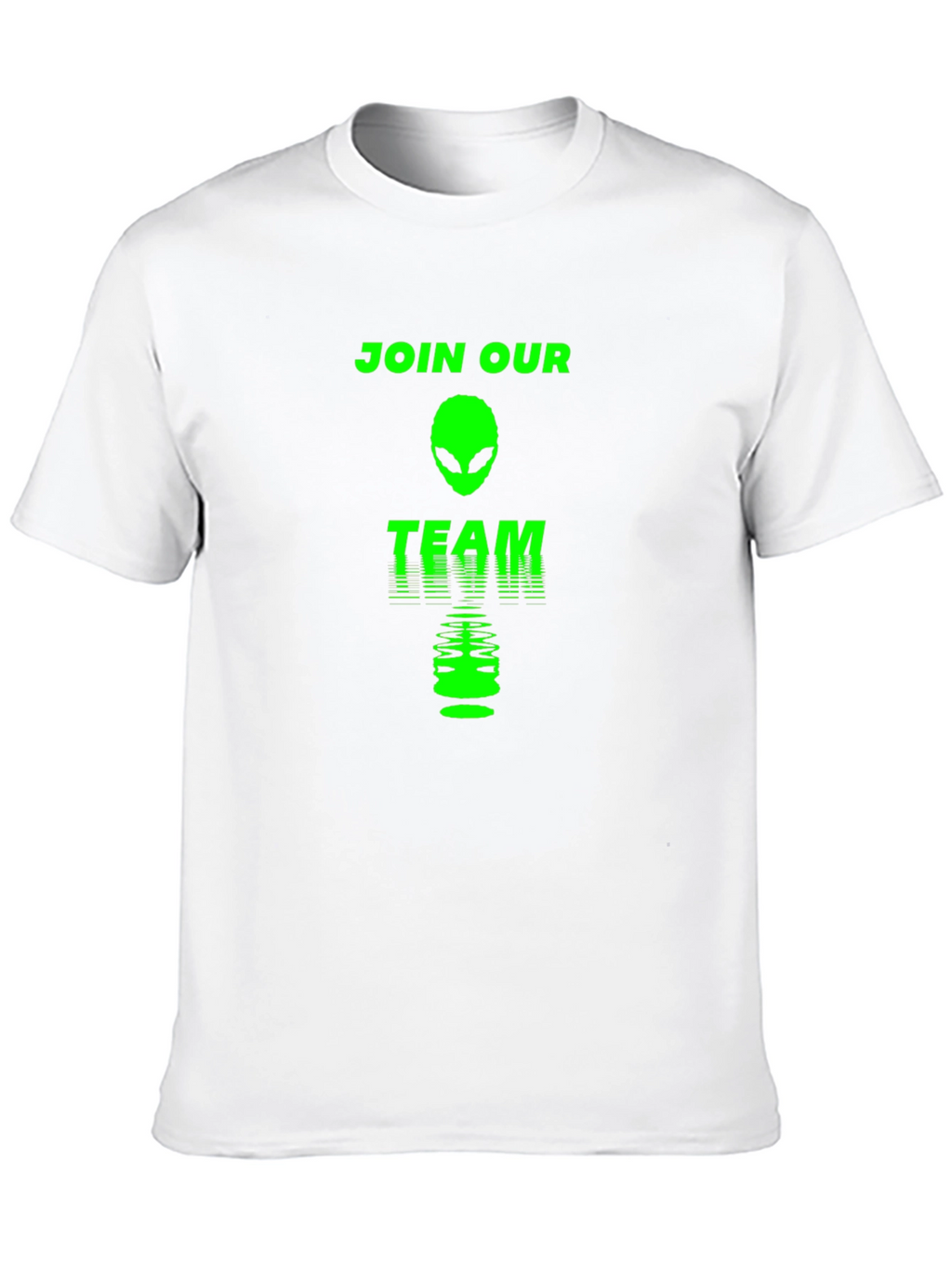 Join Our Team Alien Graphic Tee - Black