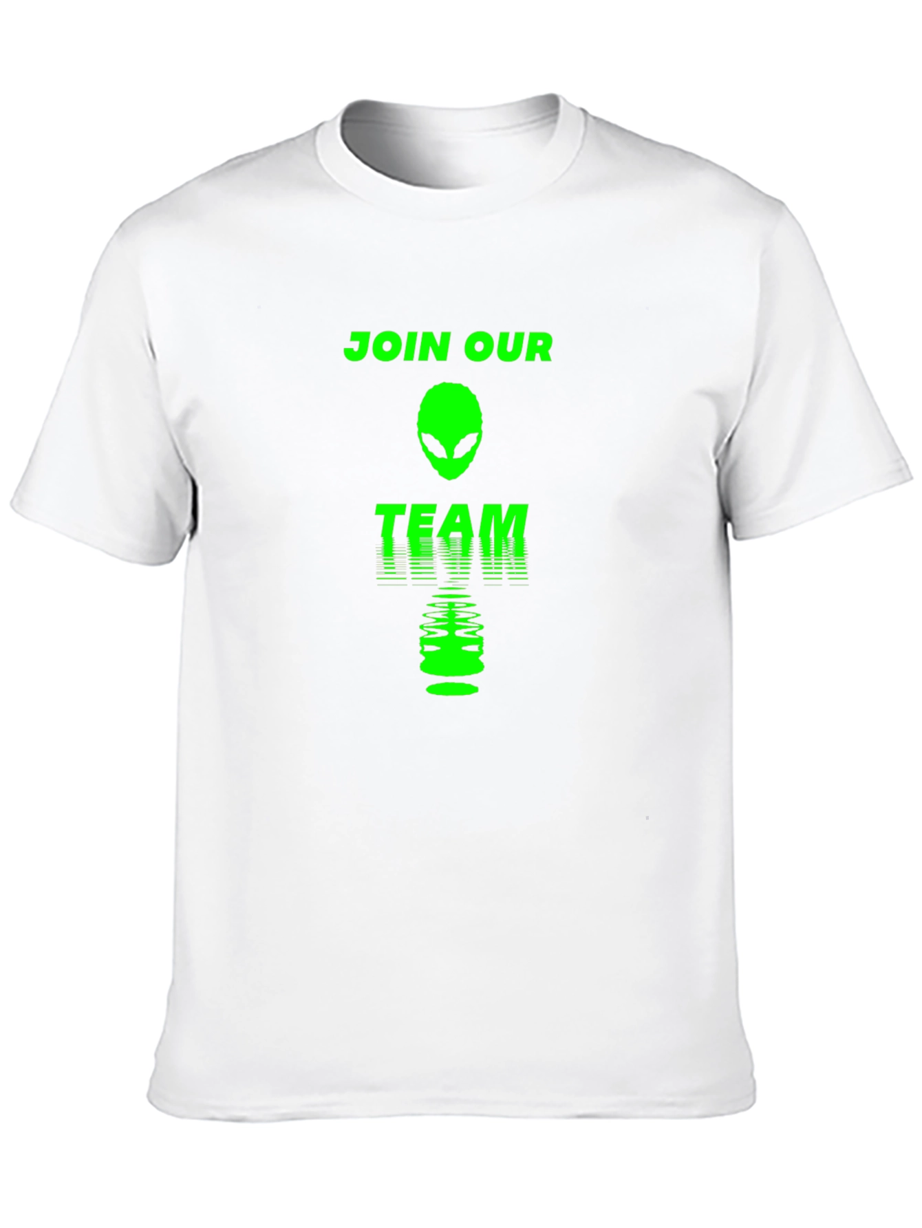 Join Our Team Alien Graphic Tee - Black