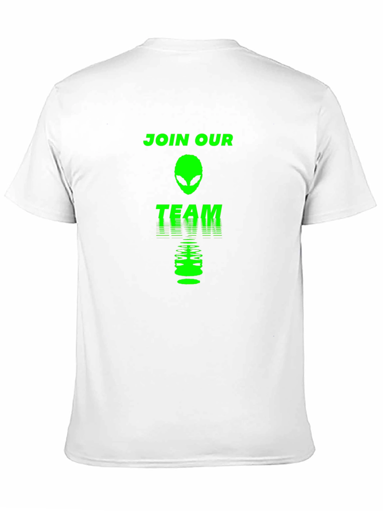 Join Our Team Alien Graphic Tee - Black