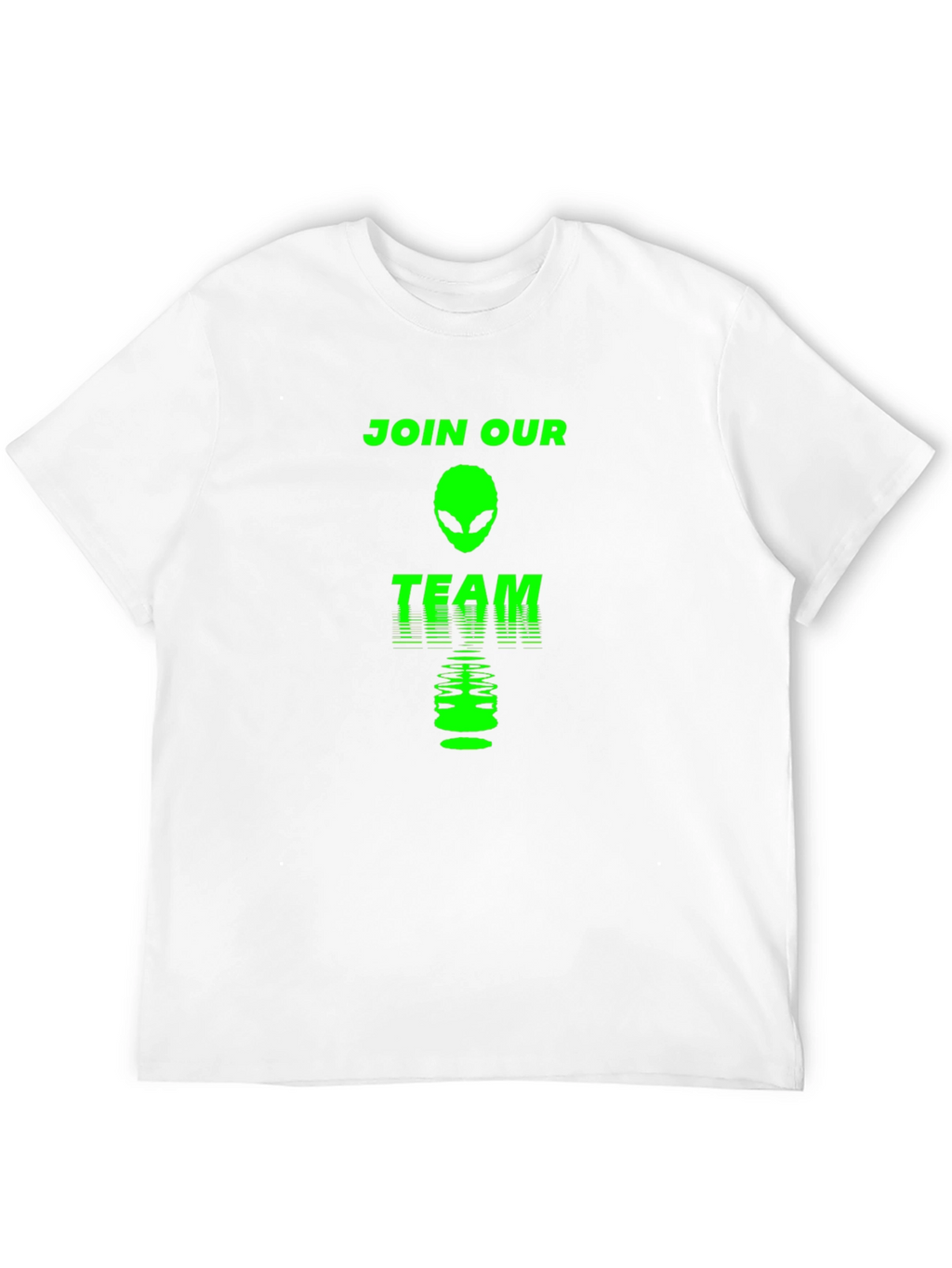 Join Our Team Alien Graphic Tee - Black