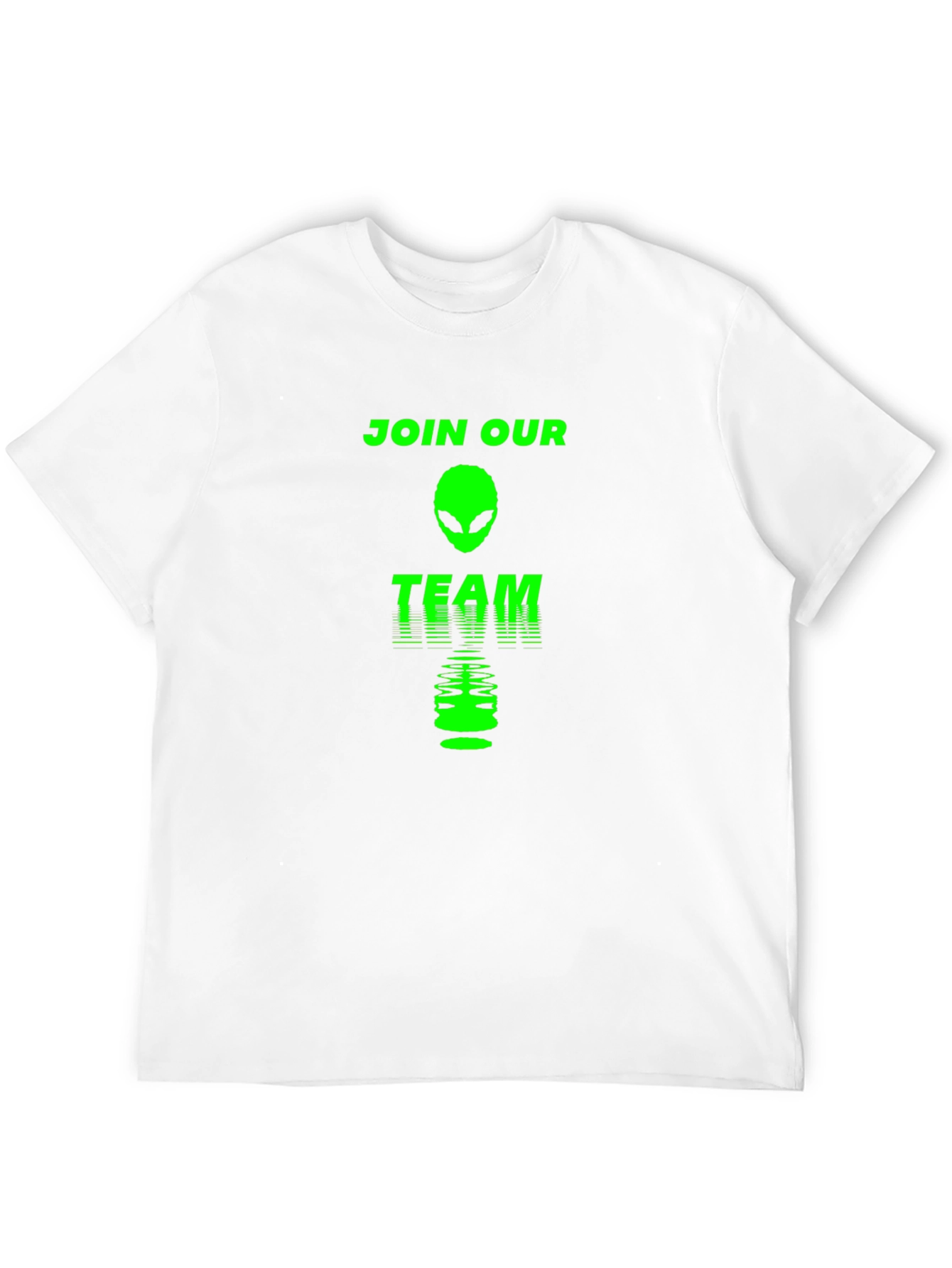 Join Our Team Alien Graphic Tee - Black