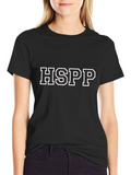 HSPP Graphic T-Shirt - Black College Style Tee