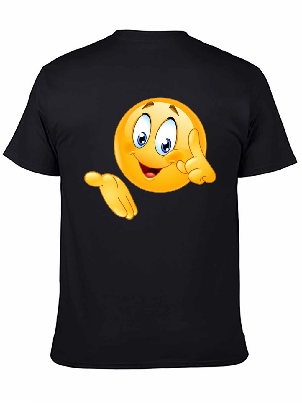 Emoji Graphic Black T-Shirt - Fun & Casual