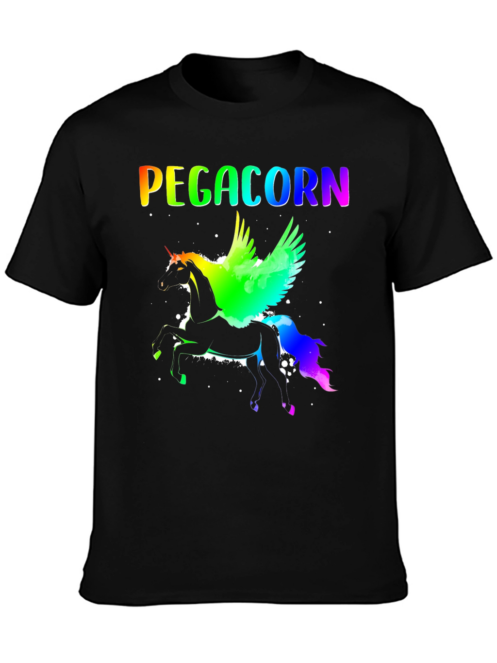 Pegacorn Rainbow Graphic Tee