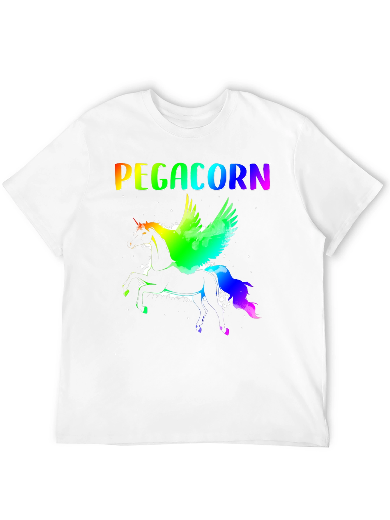 Pegacorn Rainbow Graphic Tee