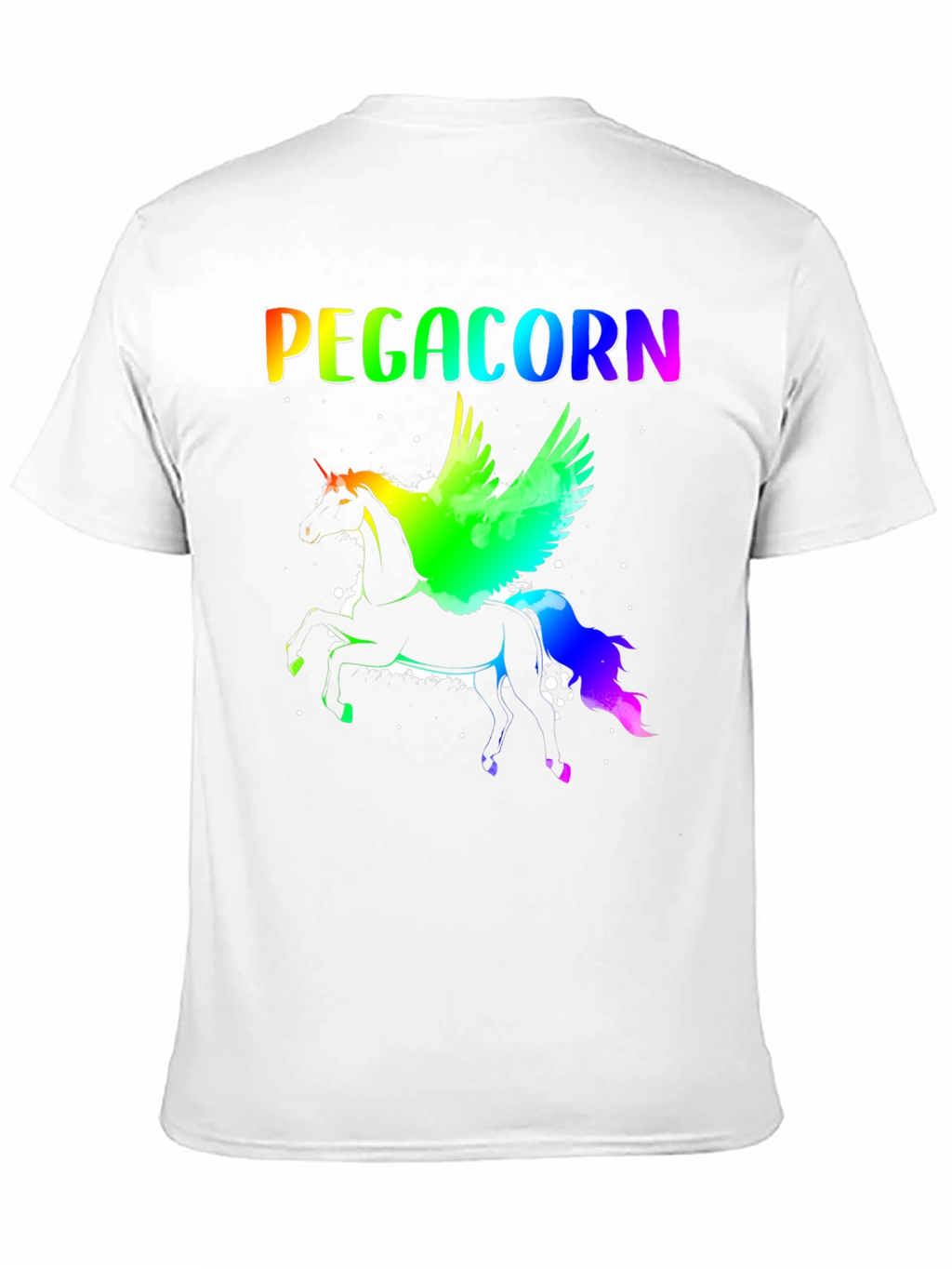 Pegacorn Rainbow Graphic Tee