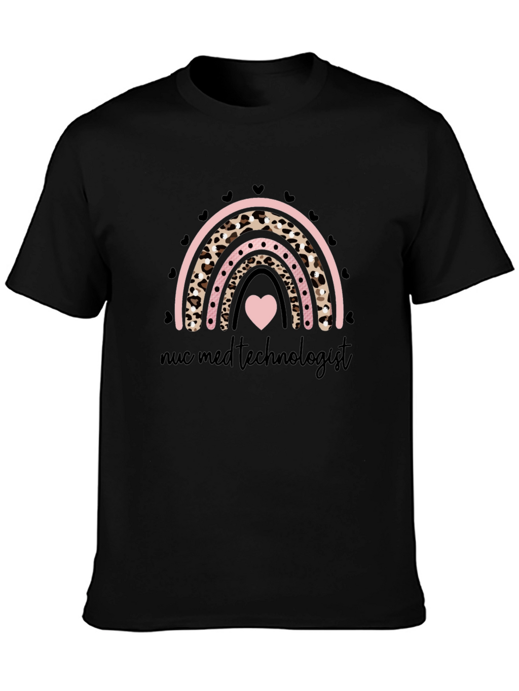 Nuc Med Technologist Rainbow Graphic Tee