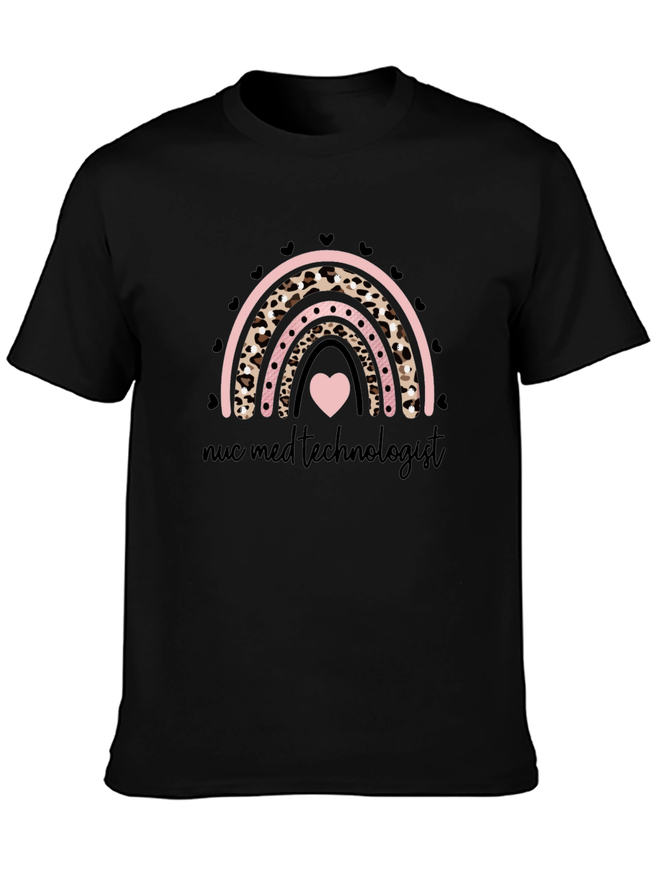 Nuc Med Technologist Rainbow Graphic Tee