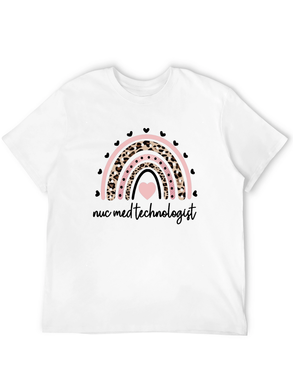 Nuc Med Technologist Rainbow Graphic Tee