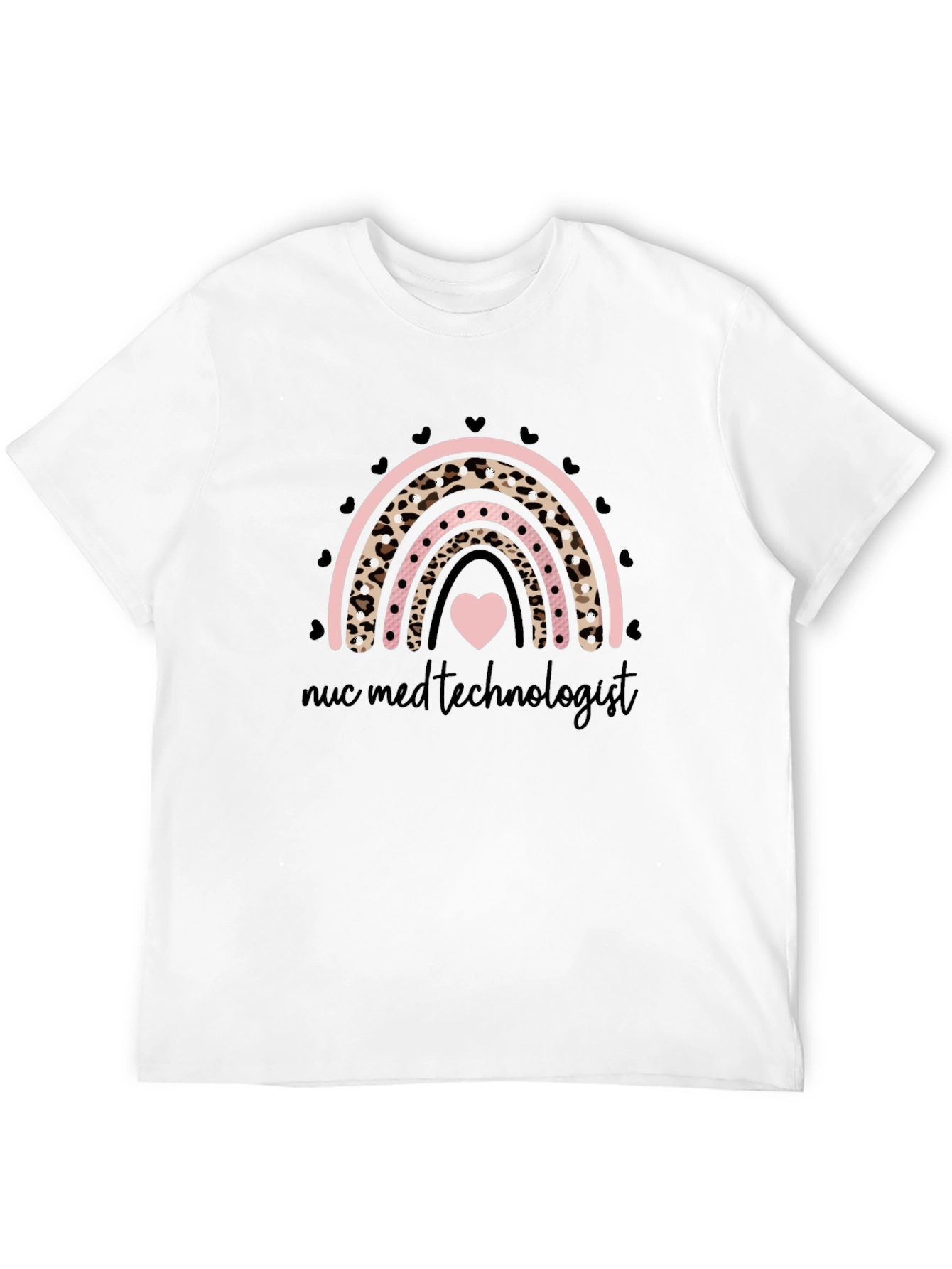 Nuc Med Technologist Rainbow Graphic Tee