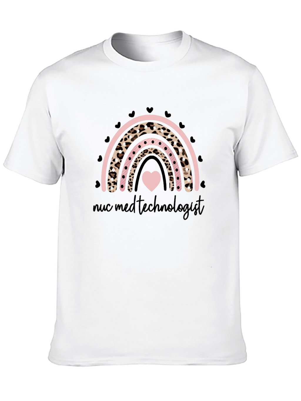 Nuc Med Technologist Rainbow Graphic Tee
