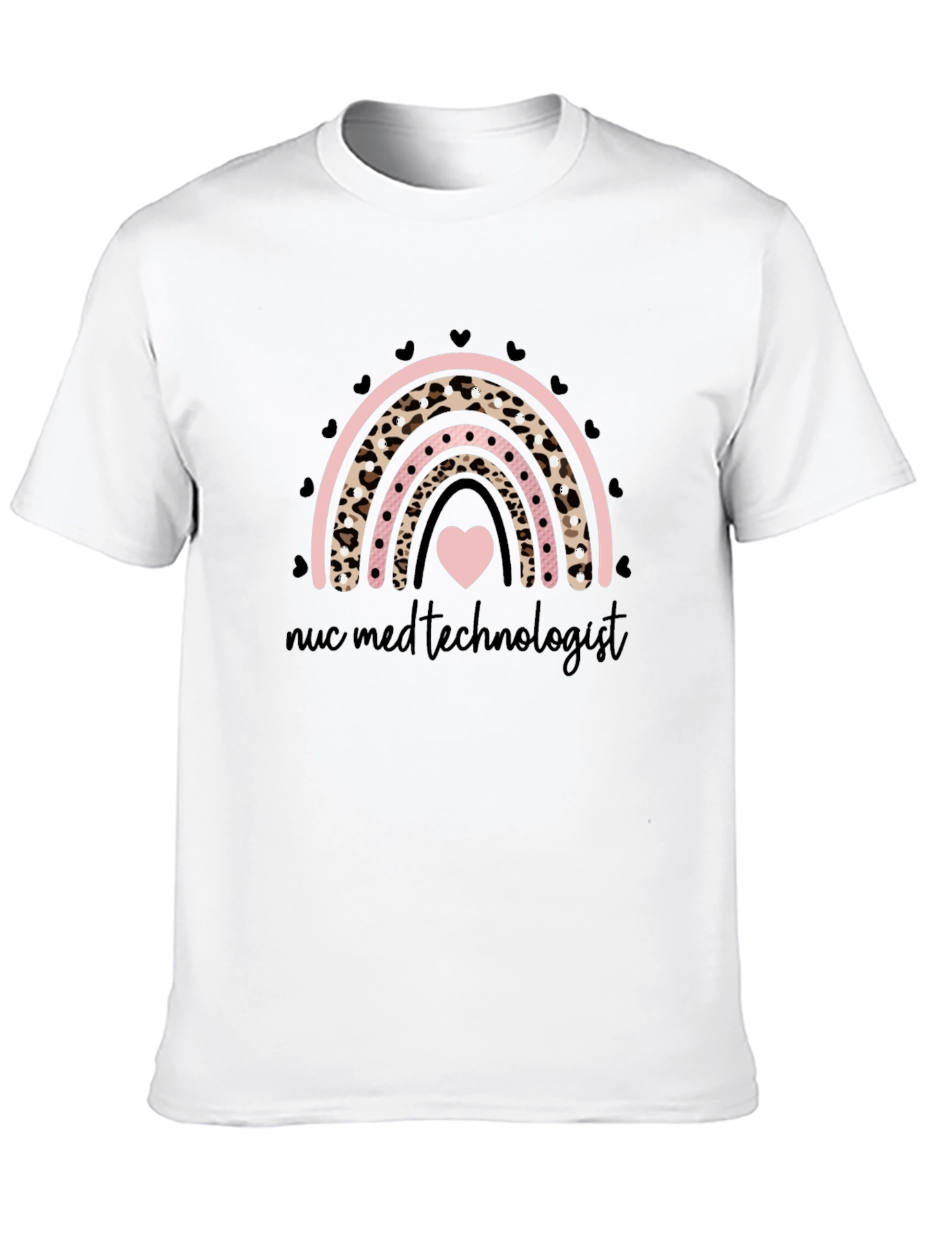 Nuc Med Technologist Rainbow Graphic Tee