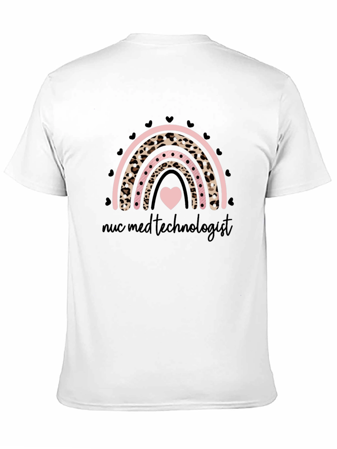 Nuc Med Technologist Rainbow Graphic Tee
